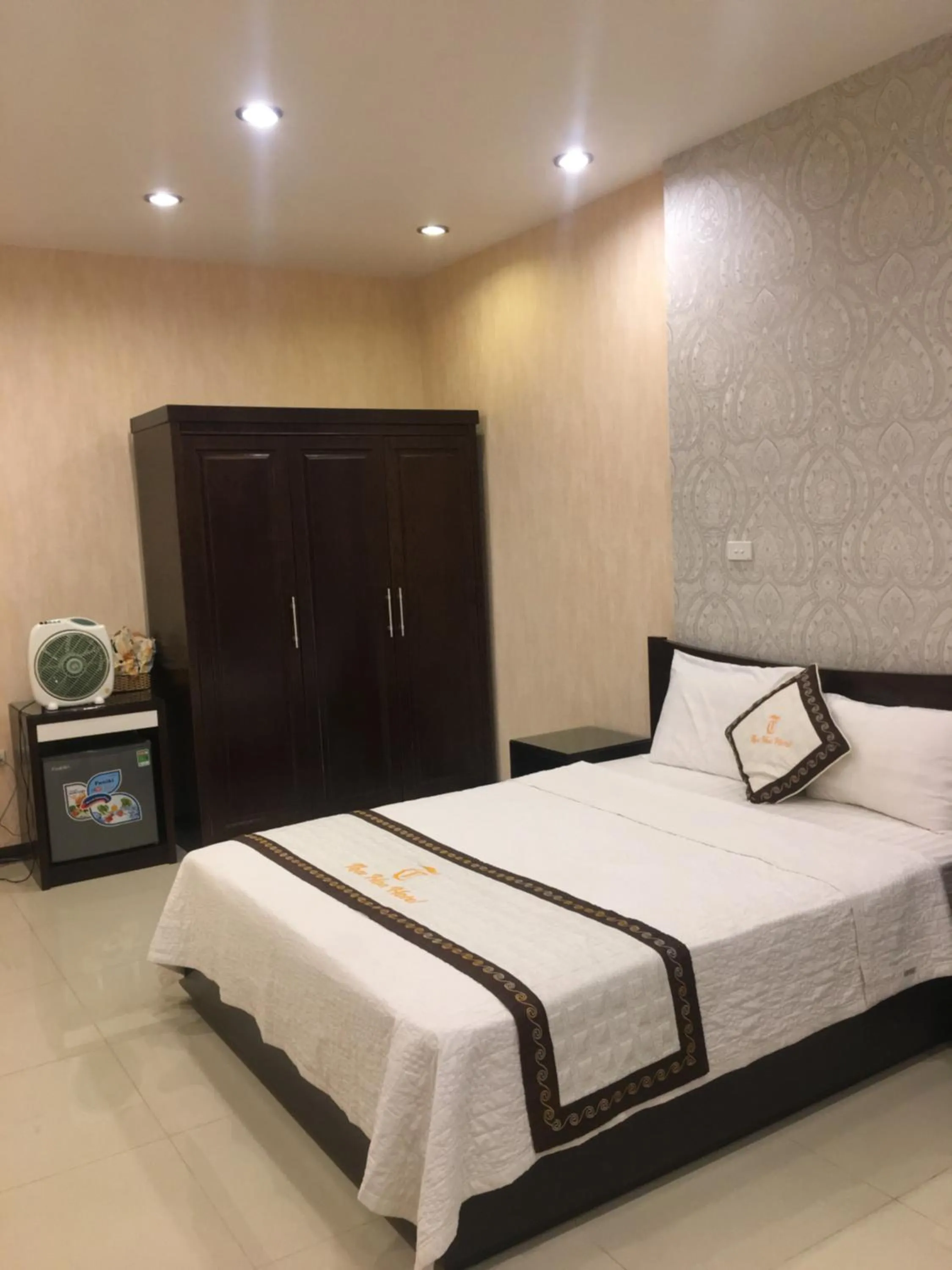 Bed in Thai Hoa Hotel