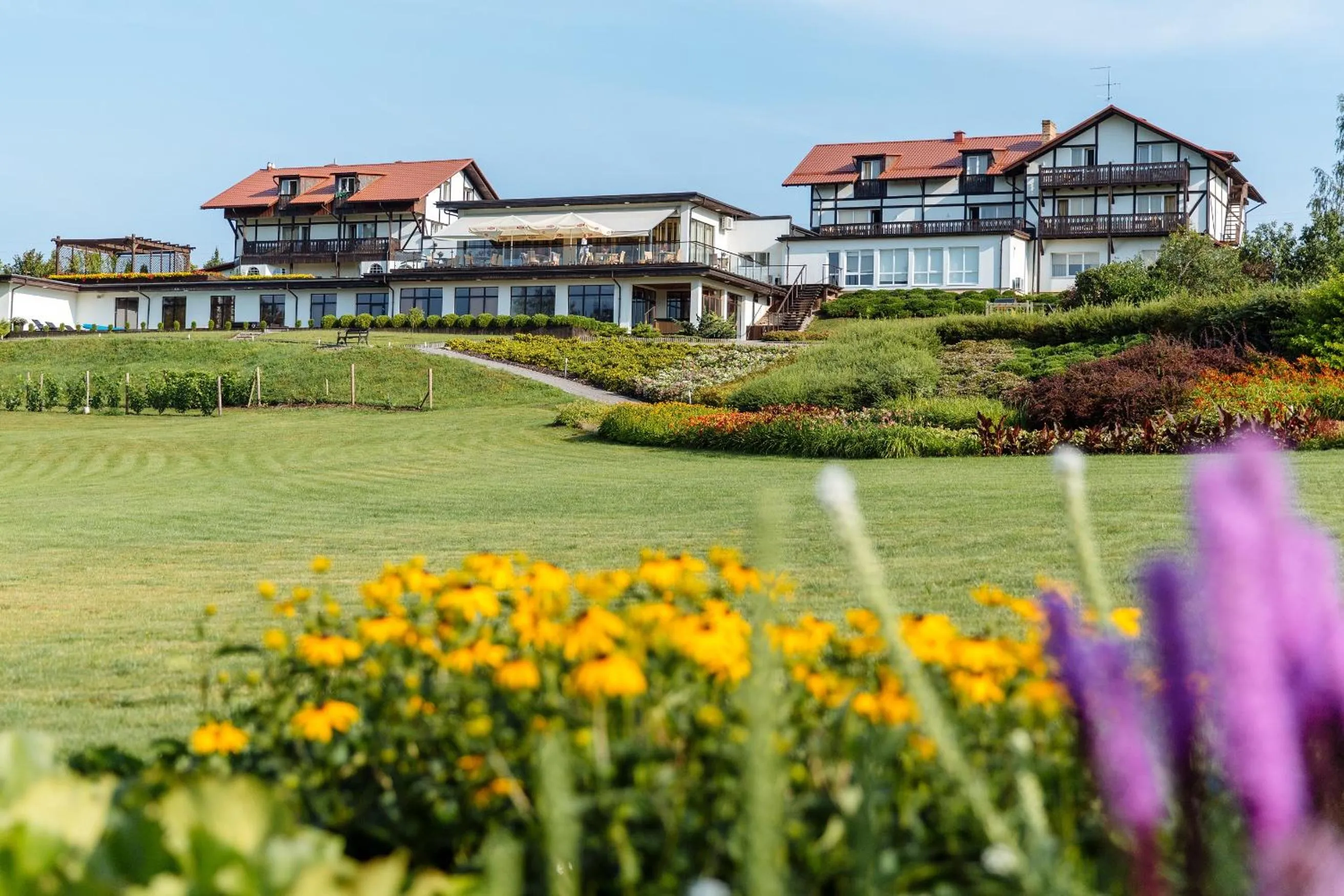 Property building in Spa Hotel Ezeri