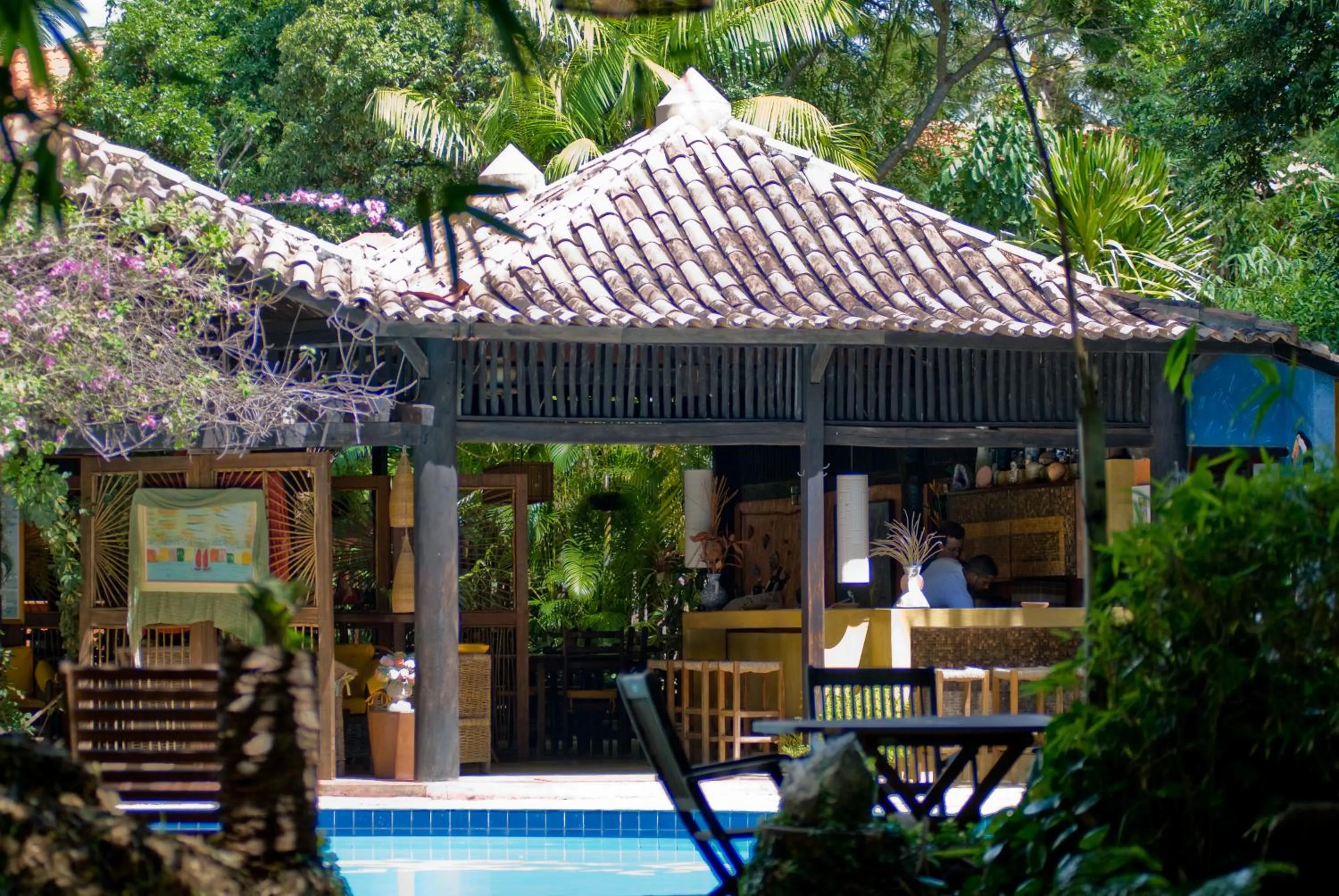 Swimming pool in Vilangelim Eco-Pousada