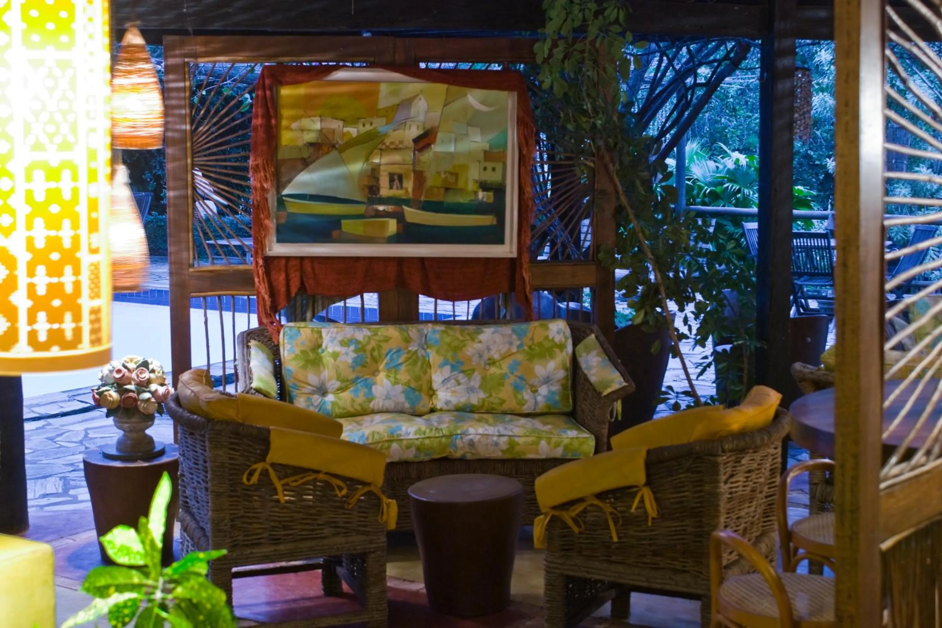 Lounge or bar in Vilangelim Eco-Pousada