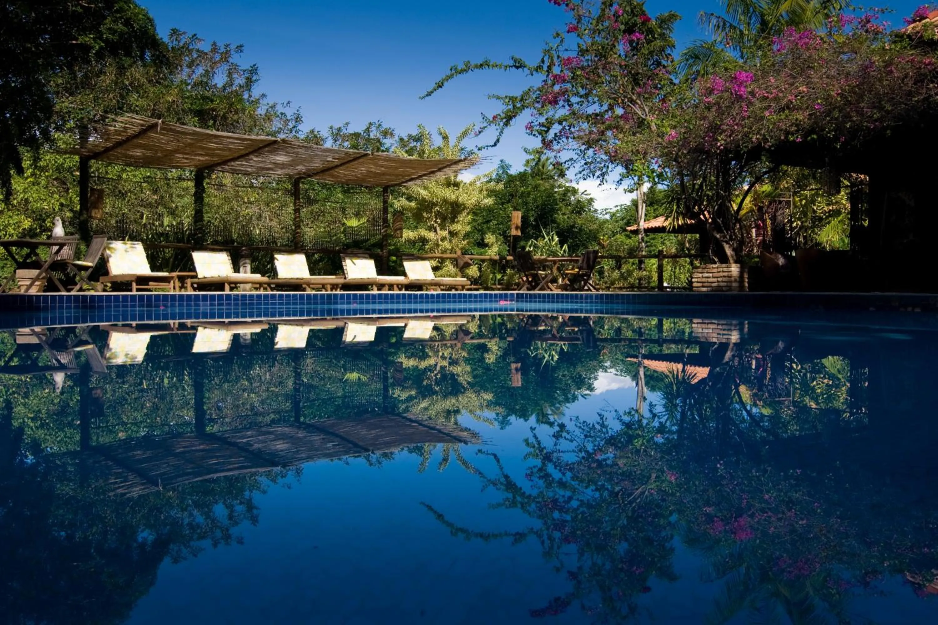 Swimming pool in Vilangelim Eco-Pousada