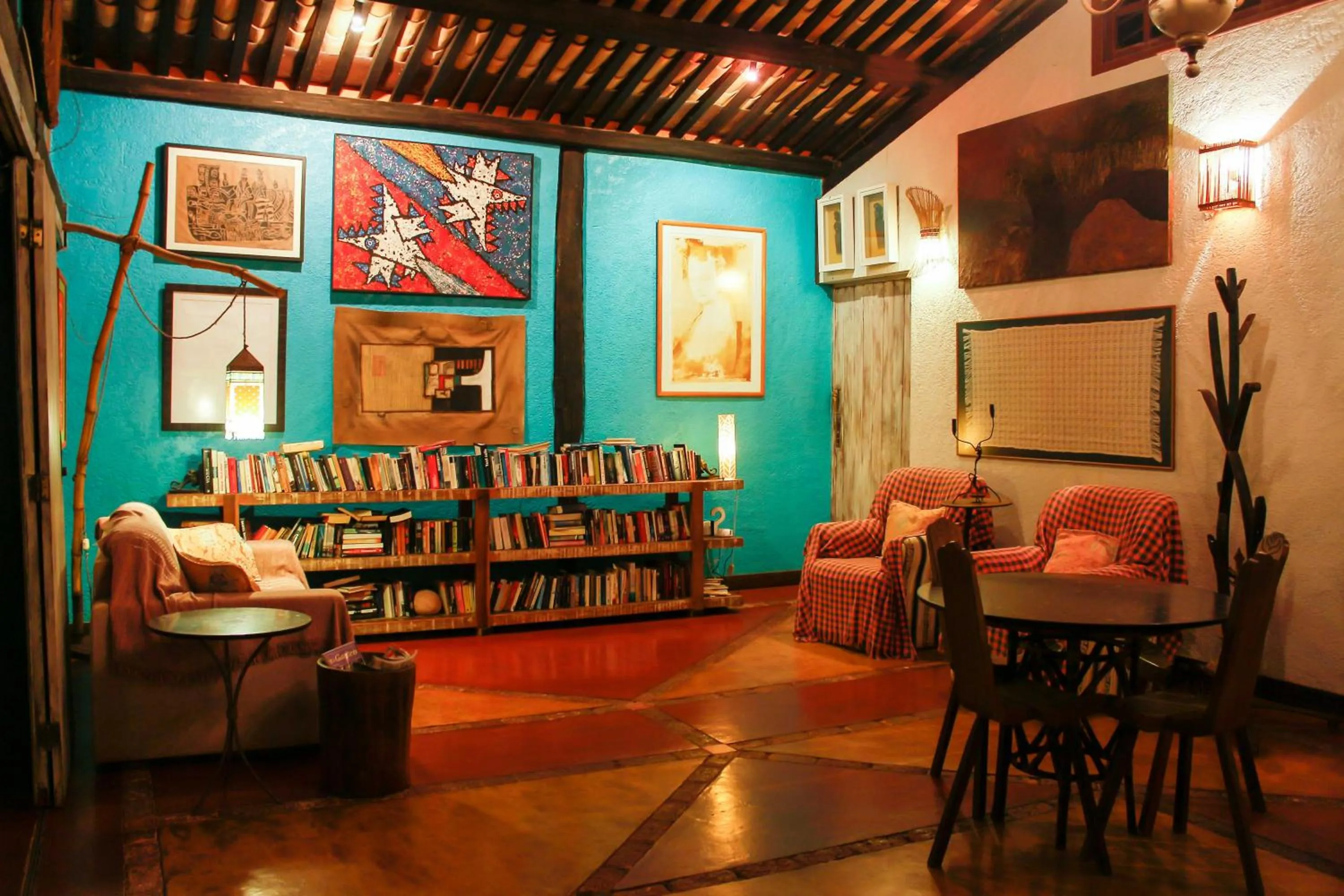 Communal lounge/ TV room in Vilangelim Eco-Pousada