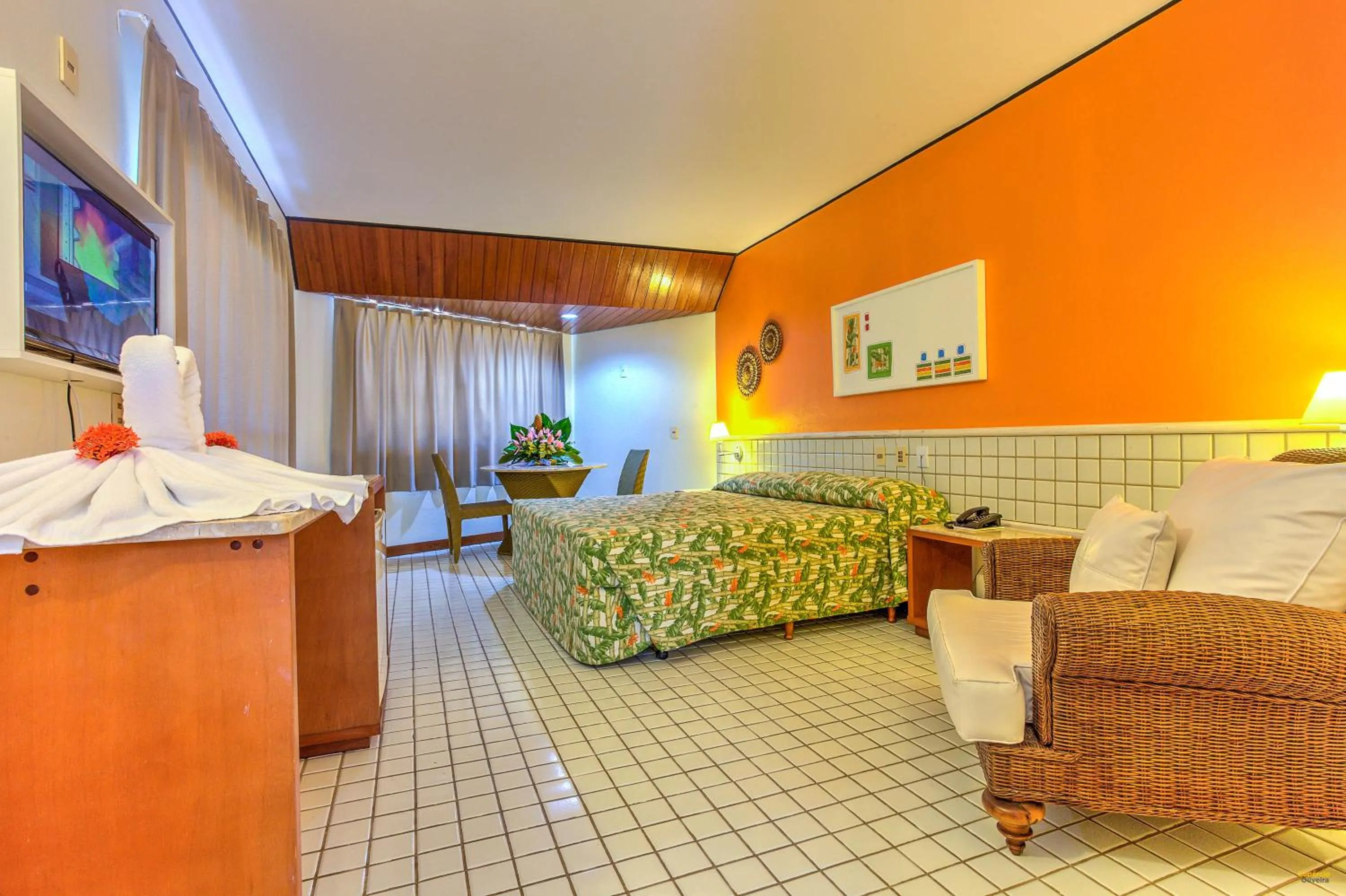 Bed in Hotel Aldeia da Praia