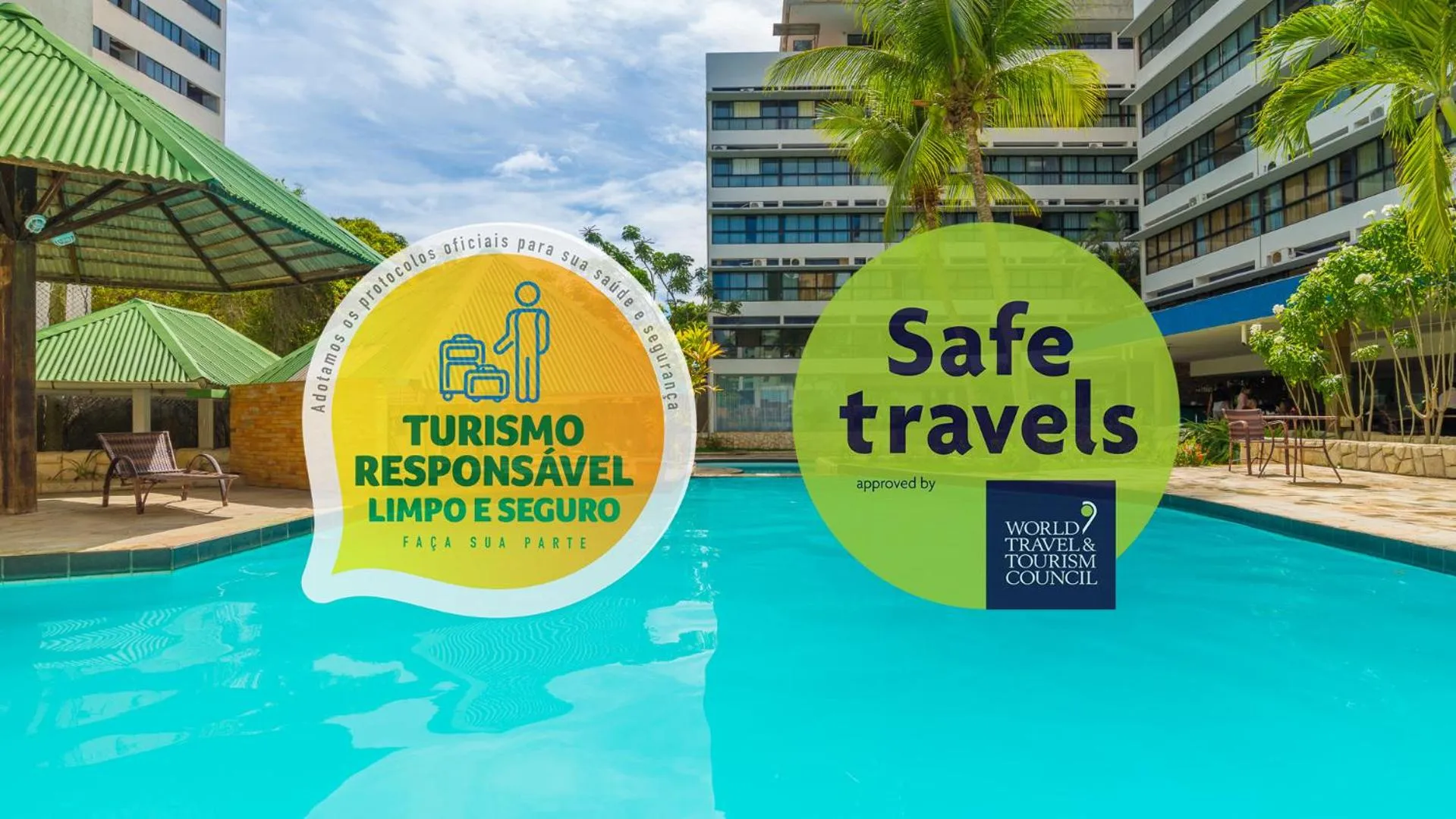 Swimming pool in El Aram Beach & Convention