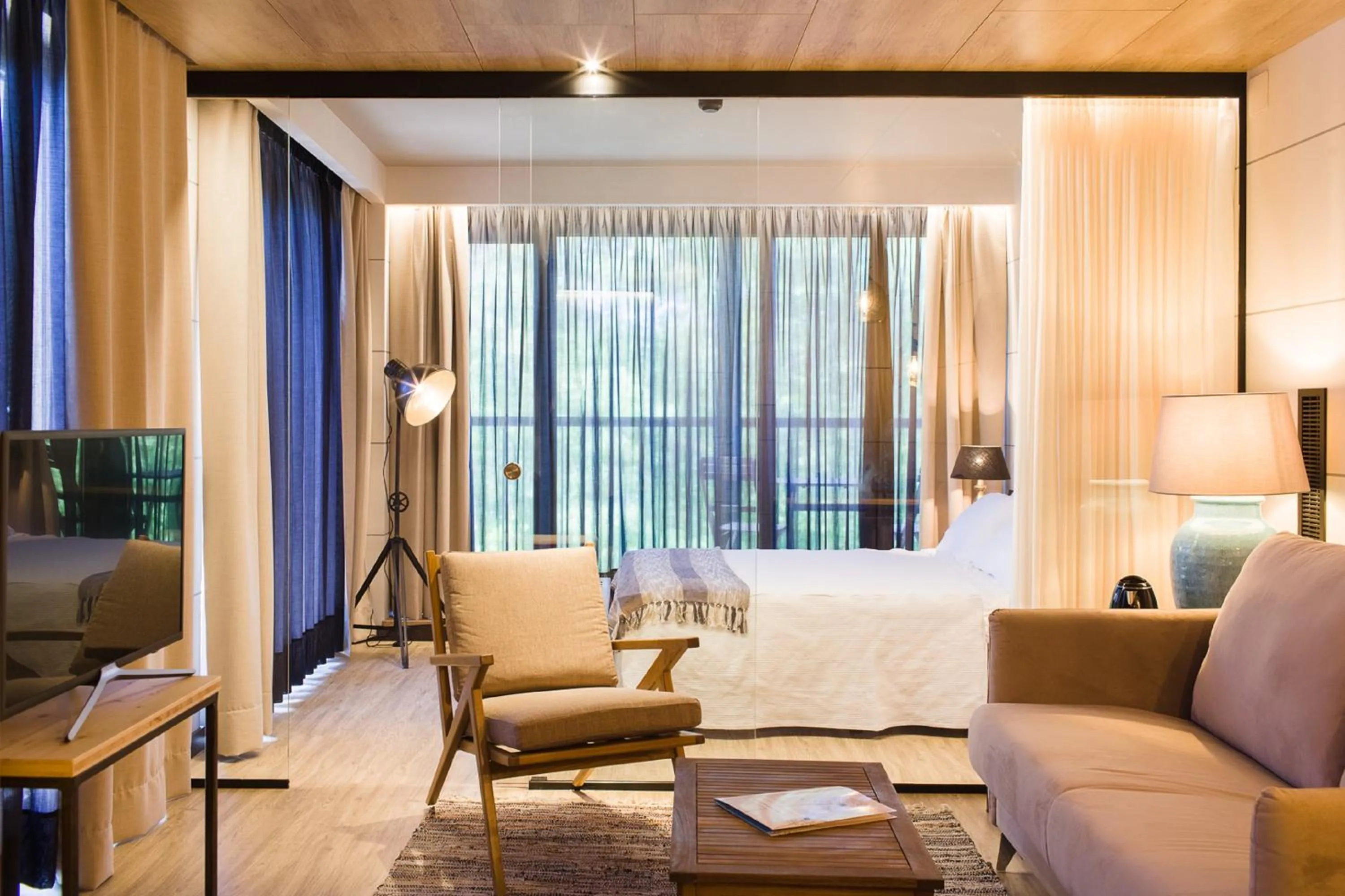 Living room in Alojamientos Ainsa Sanchez