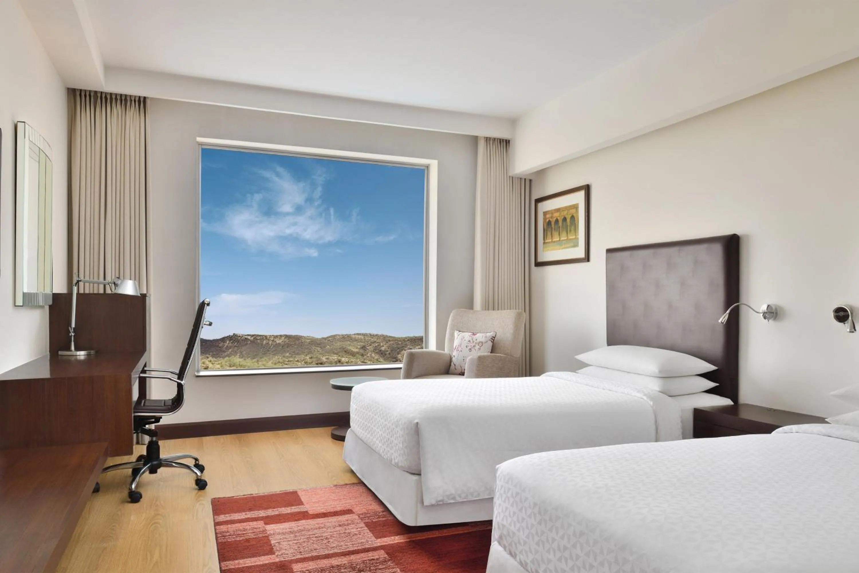 Photo of the whole room, Bed in Four Points by Sheraton Jaipur, City Square