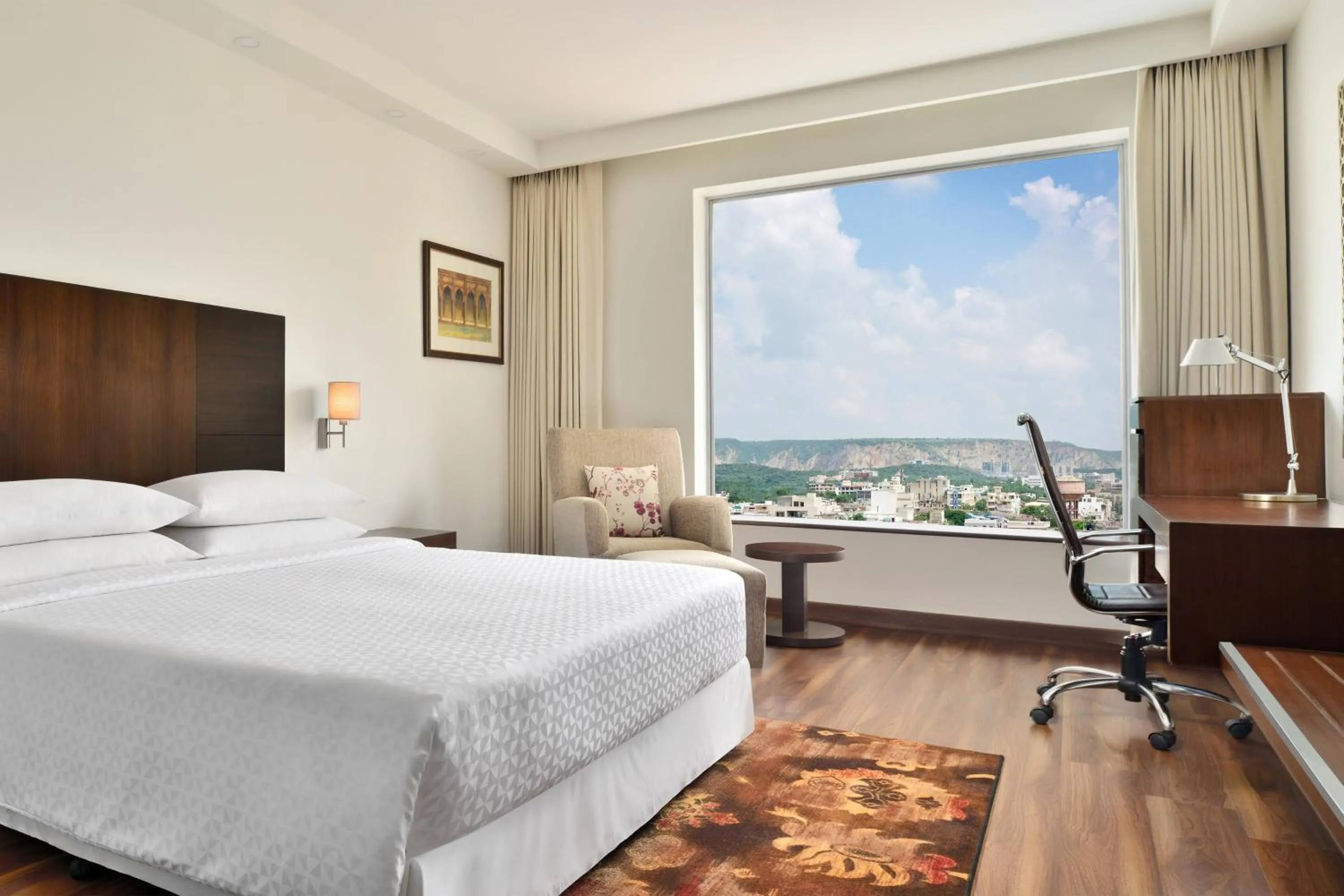 Photo of the whole room, Bed in Four Points by Sheraton Jaipur, City Square