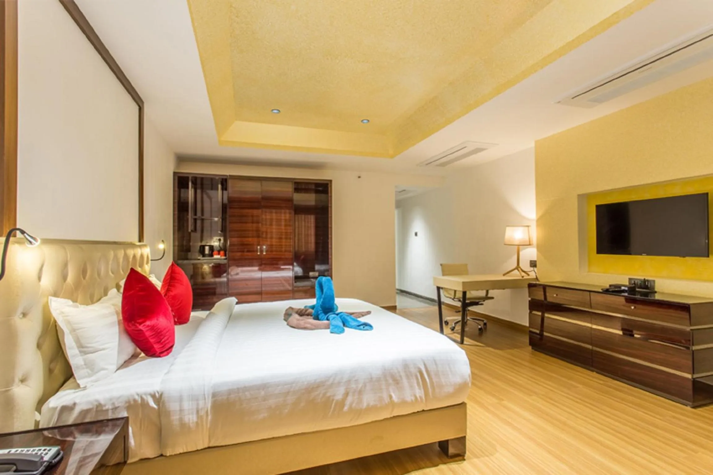 Bed in Hotel Abika Elite