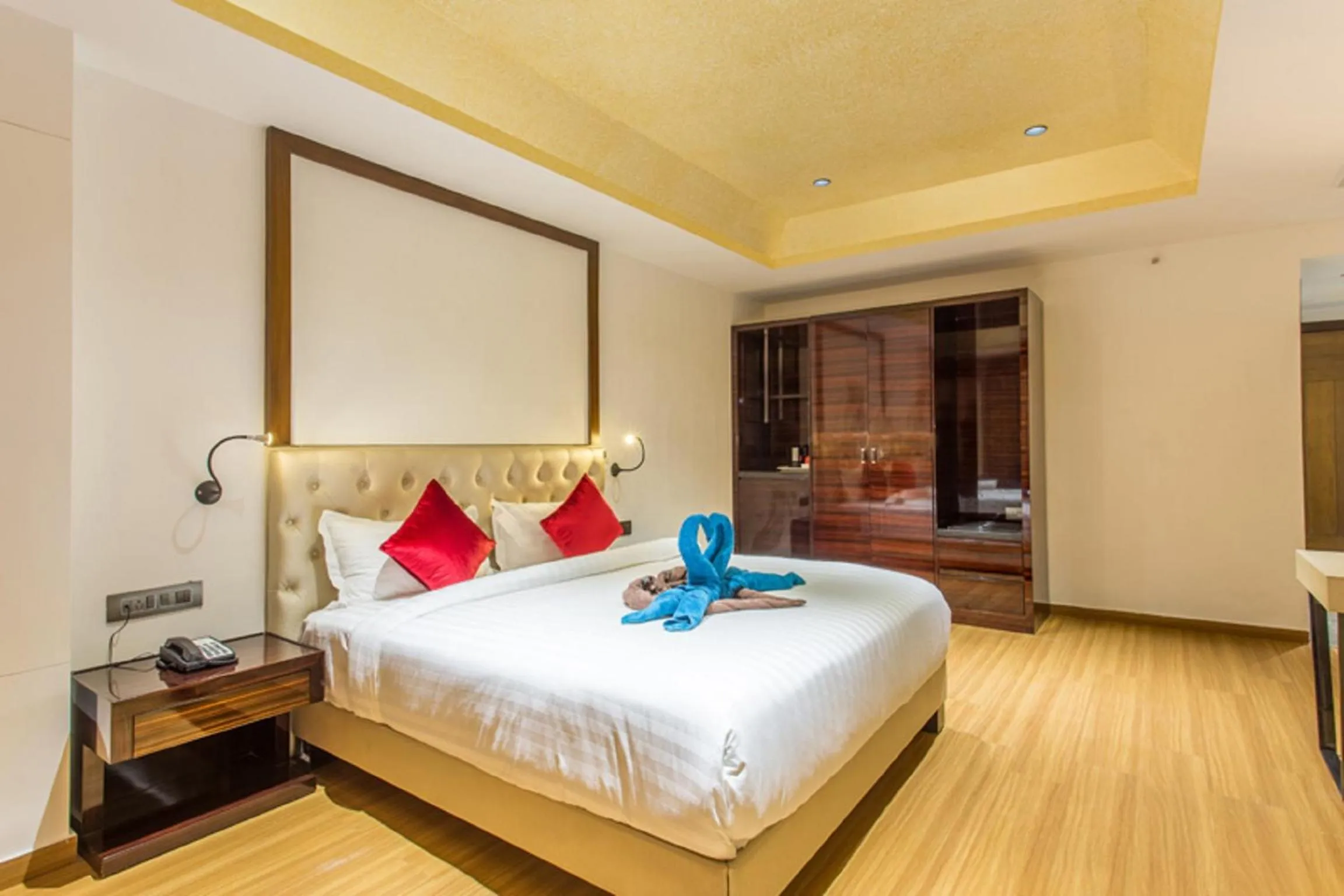 Bed in Hotel Abika Elite