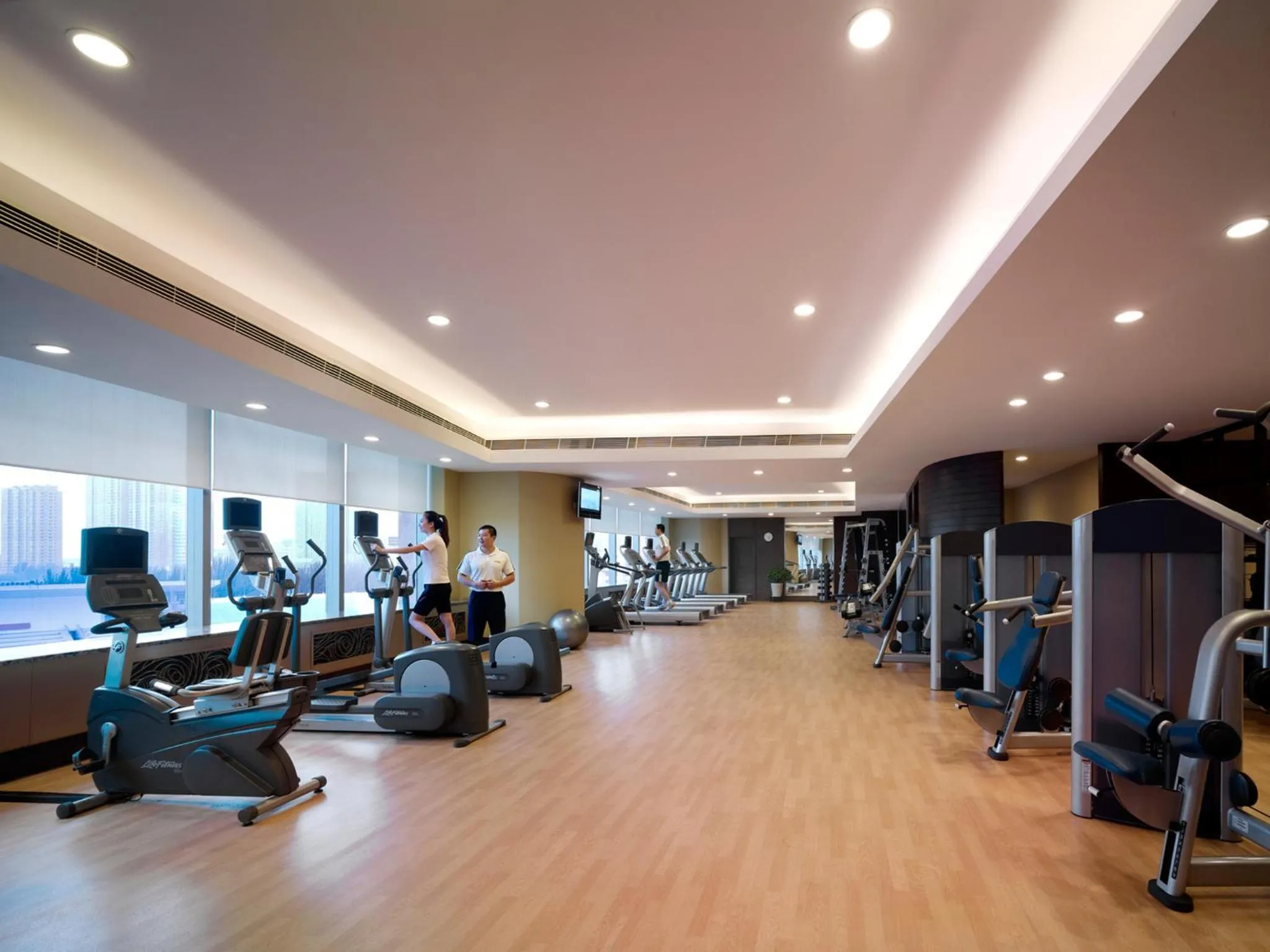 Fitness centre/facilities in Shangri-La Huhhot
