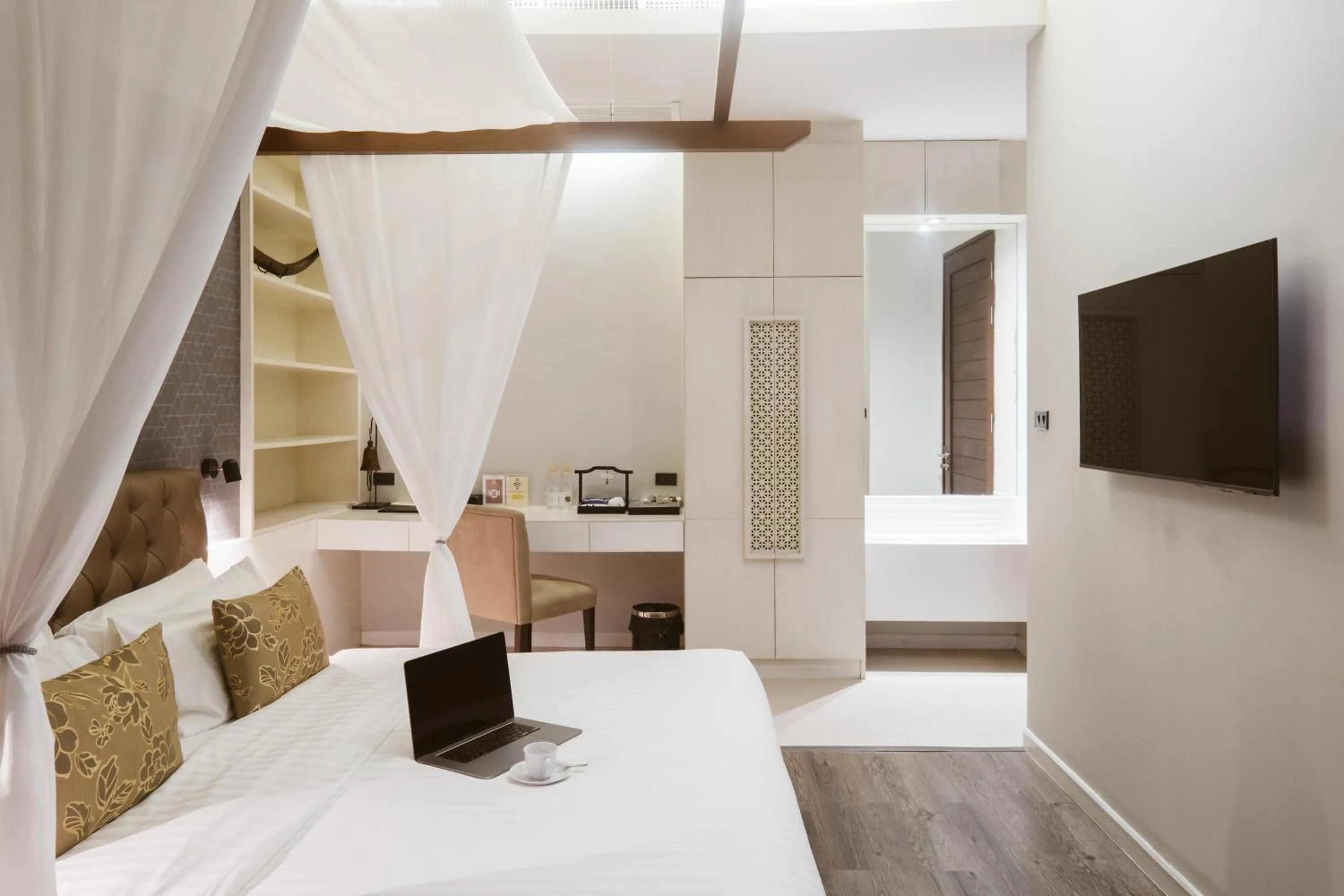 Bedroom, Bed in De Chai Colonial Hotel & Spa - SHA Plus