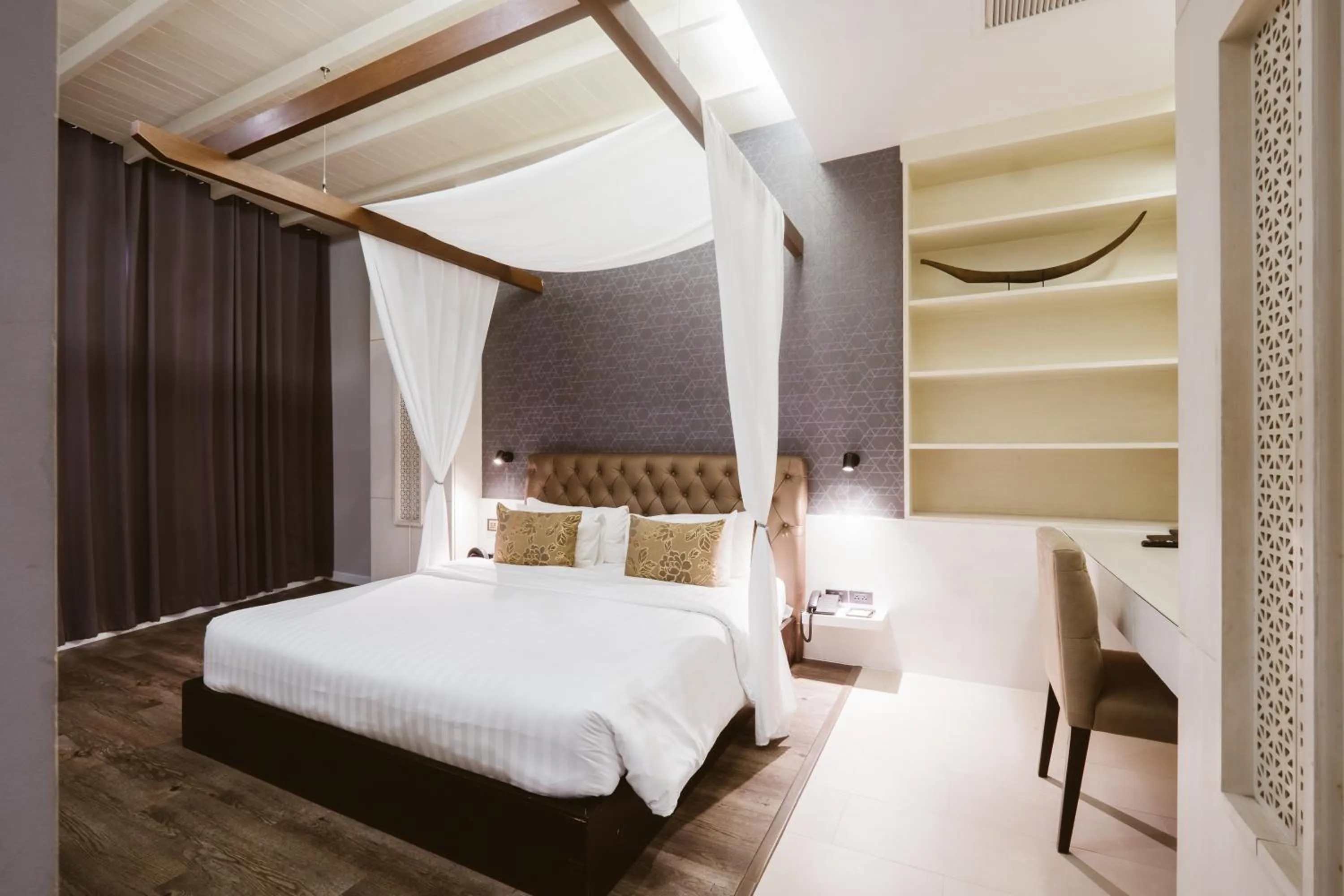 Bedroom, Bed in De Chai Colonial Hotel & Spa - SHA Plus