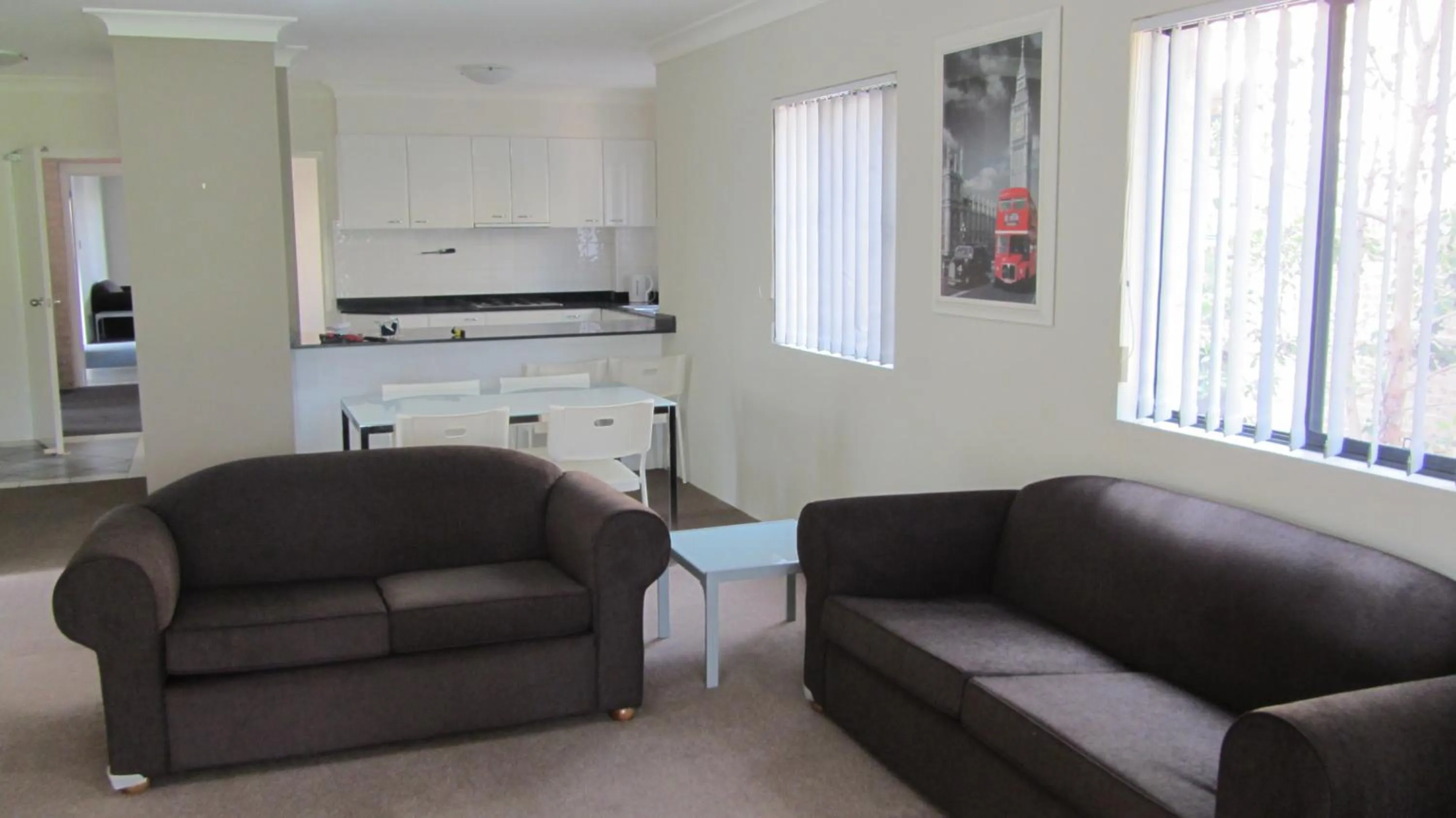Living room in Parkside Apartments Parramatta