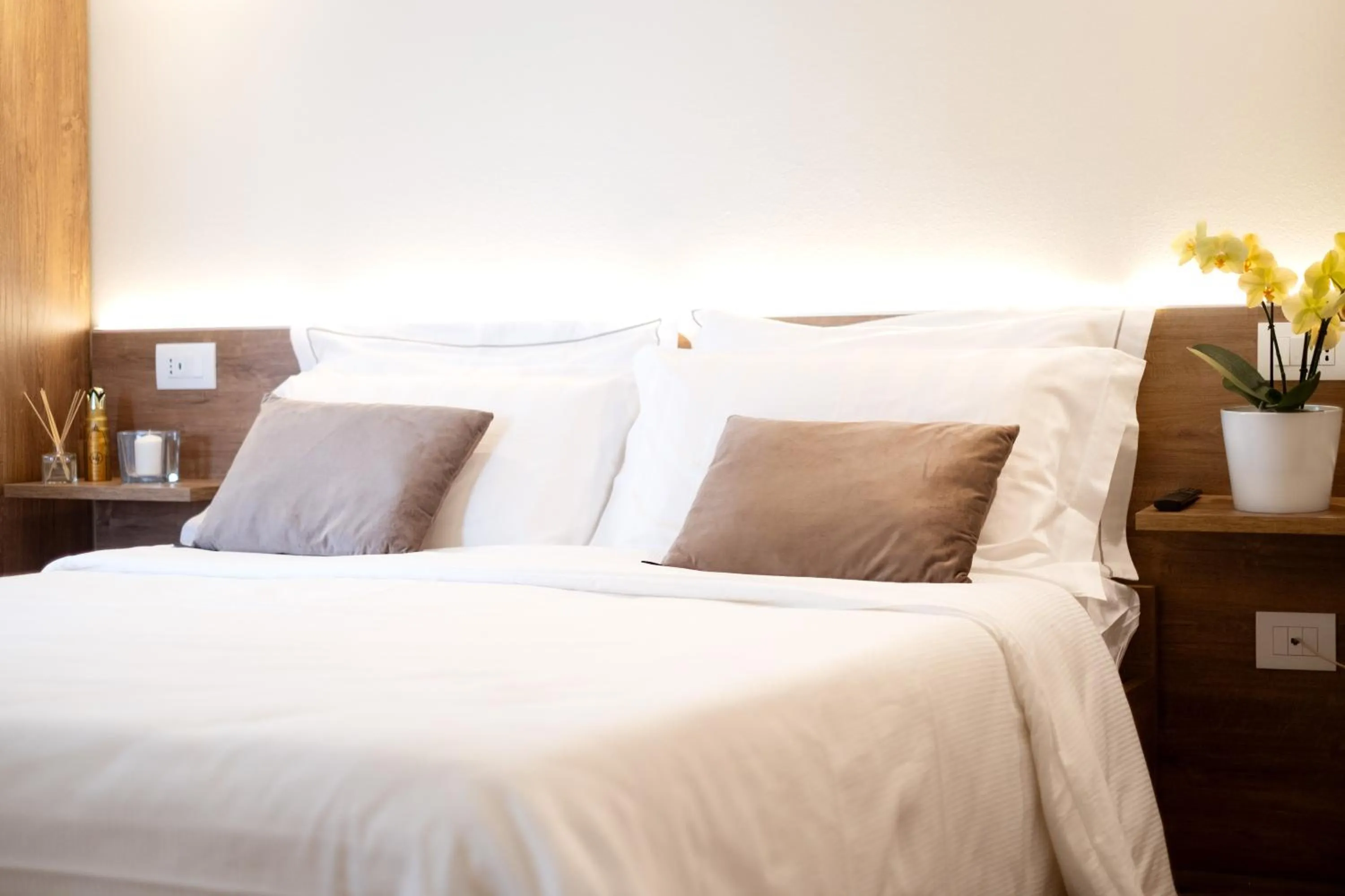 Bedroom, Bed in Albergo Trattoria Speranza