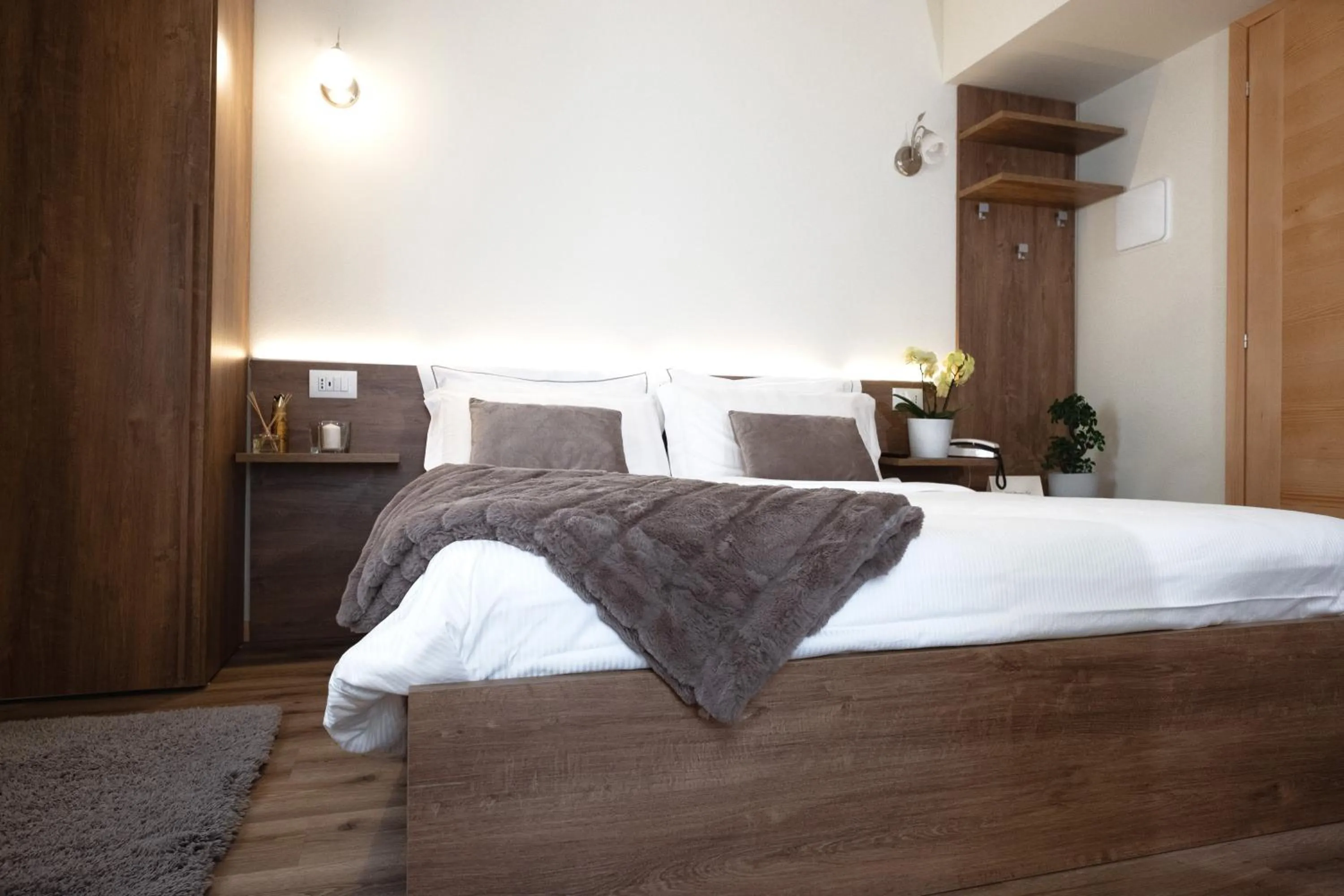 Bedroom, Bed in Albergo Trattoria Speranza