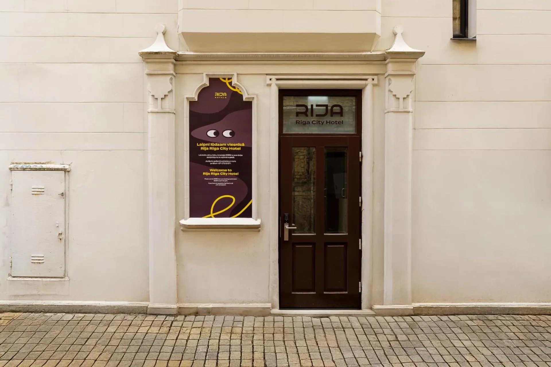 Facade/entrance in RIJA Riga City Centre Hotel