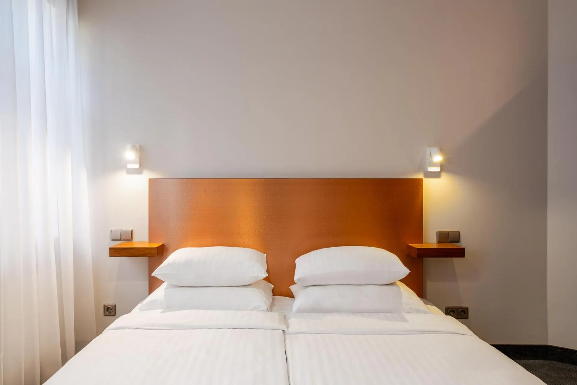 Bed in RIJA Riga City Centre Hotel