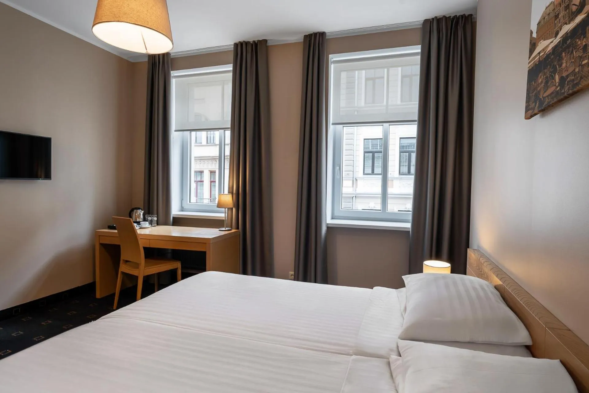 Bedroom, Bed in RIJA Riga City Centre Hotel