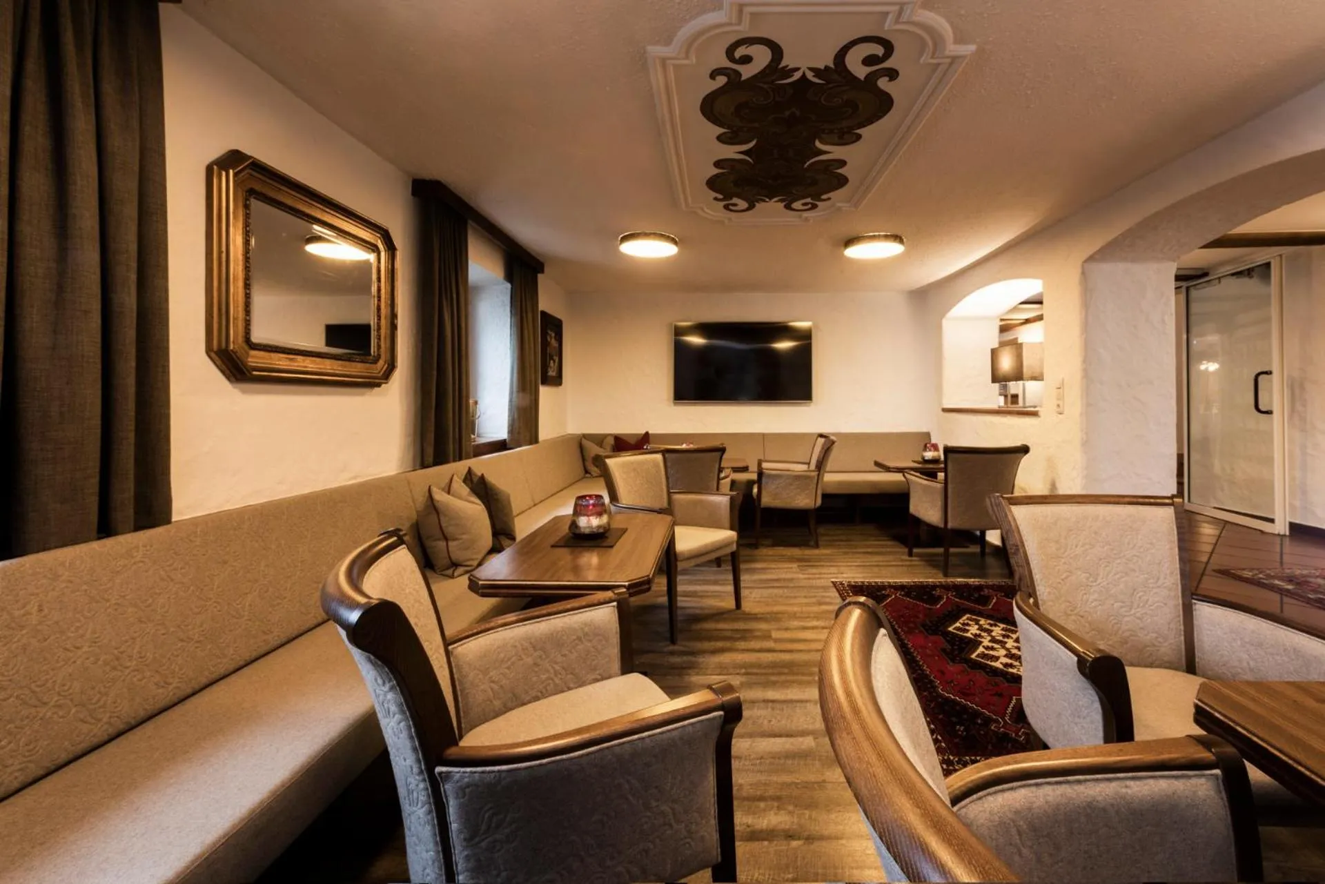 Seating area in Hotel Medrazerhof