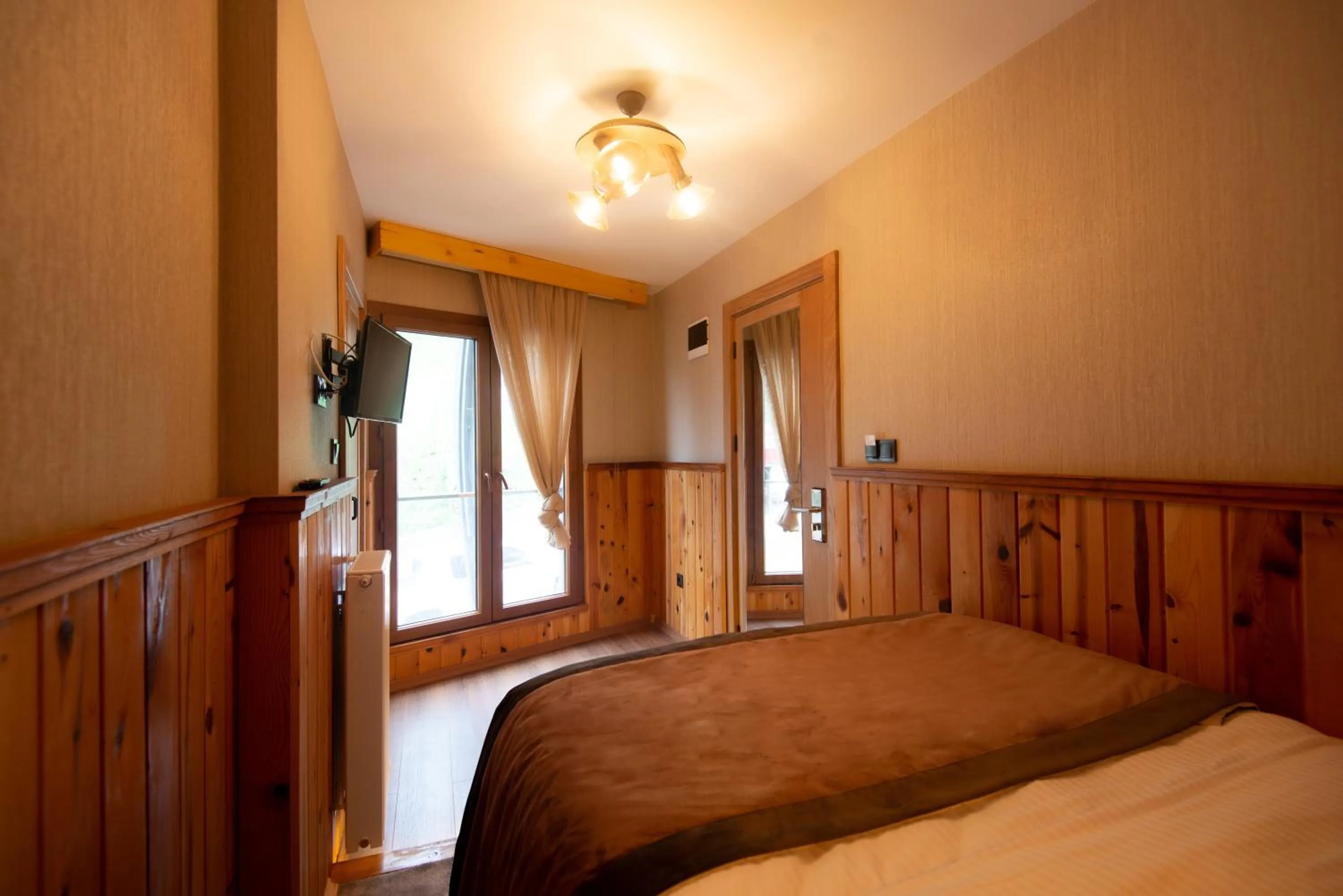 Bed in Ayder Koru Hotel