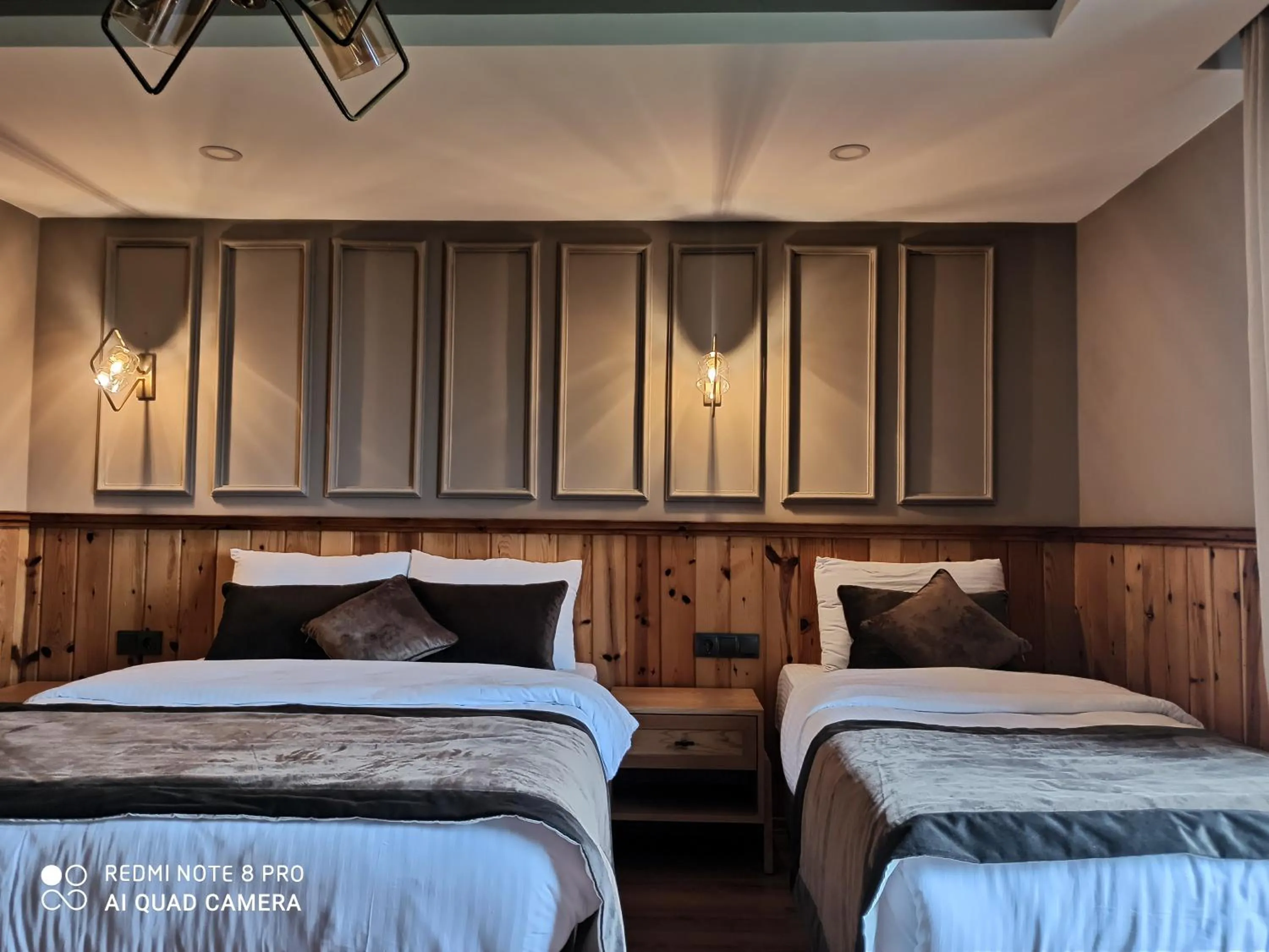 Bed in Ayder Koru Hotel