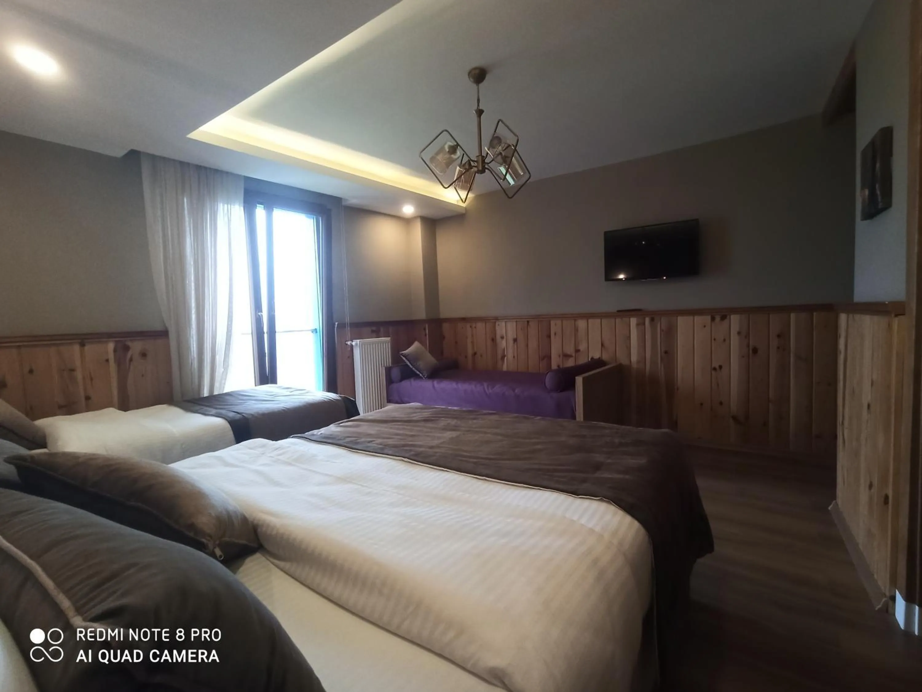 Bed in Ayder Koru Hotel