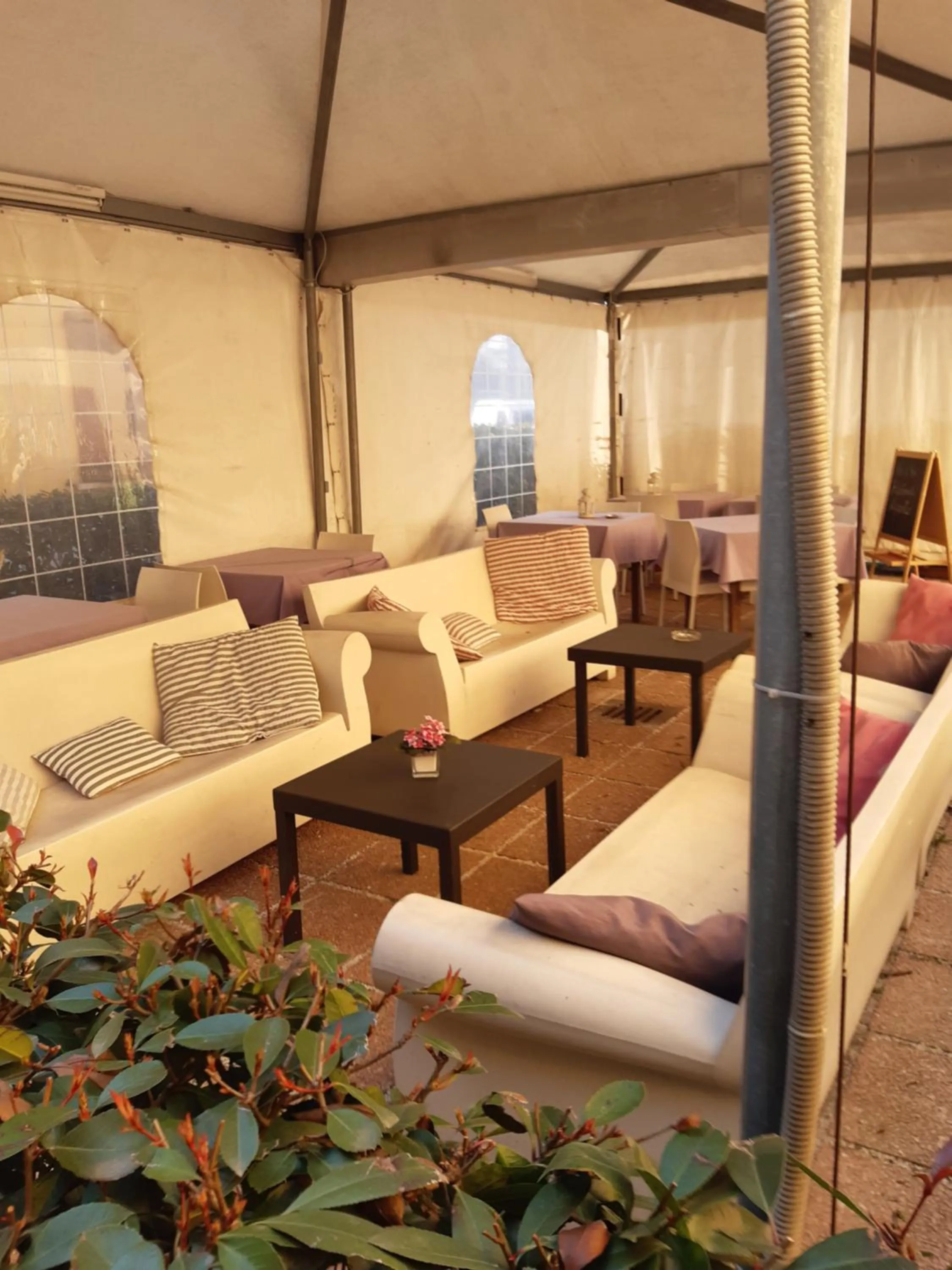 Seating area in Corte Degli Estensi