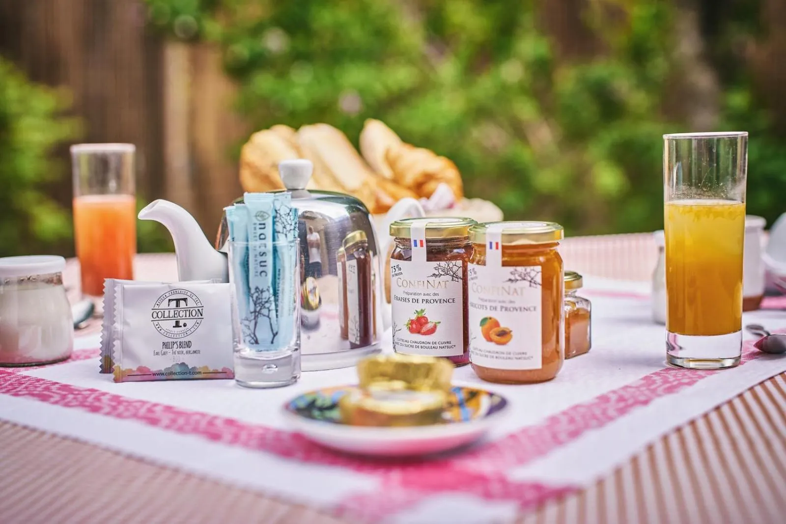 Continental breakfast in La Ferme D'Augustin