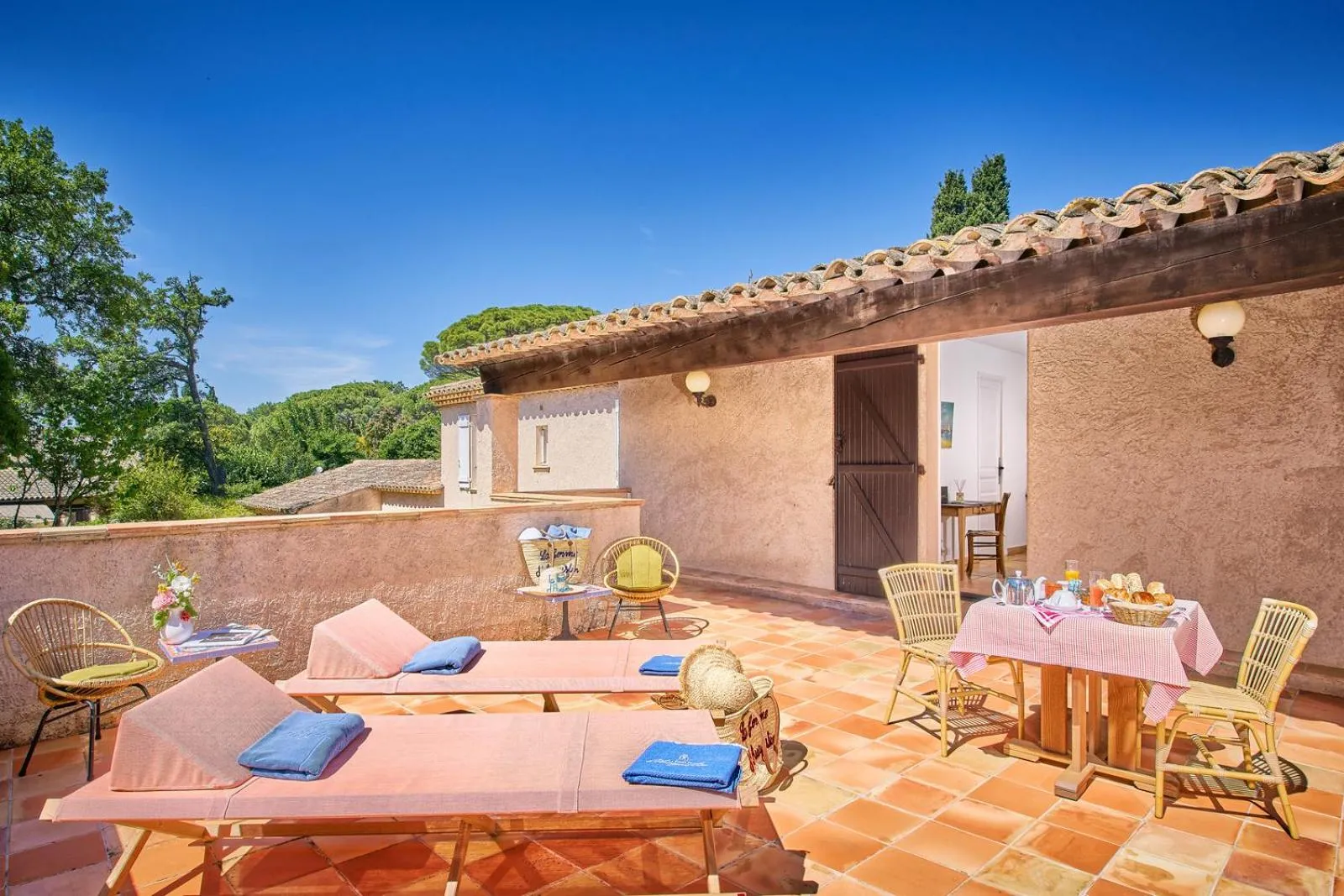 Patio in La Ferme D'Augustin