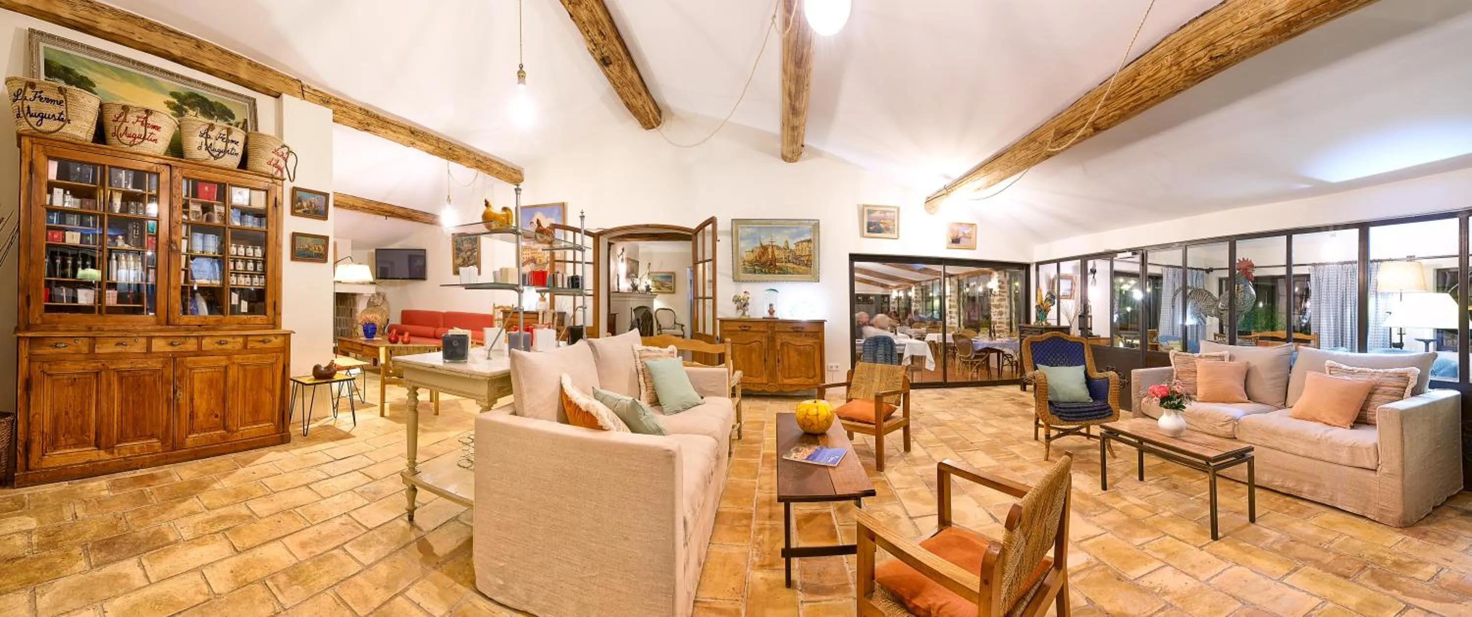 Seating area in La Ferme D'Augustin