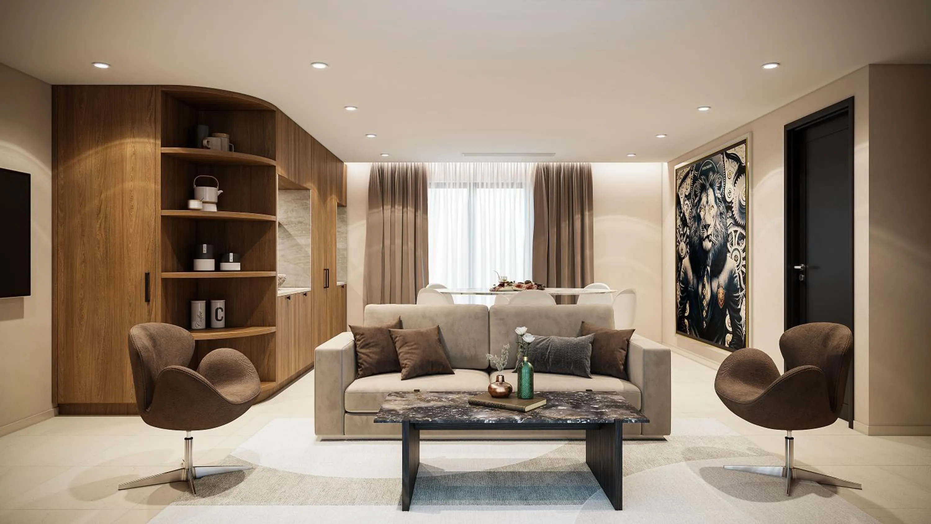 Living room in Villa Cosy, hotel & spa