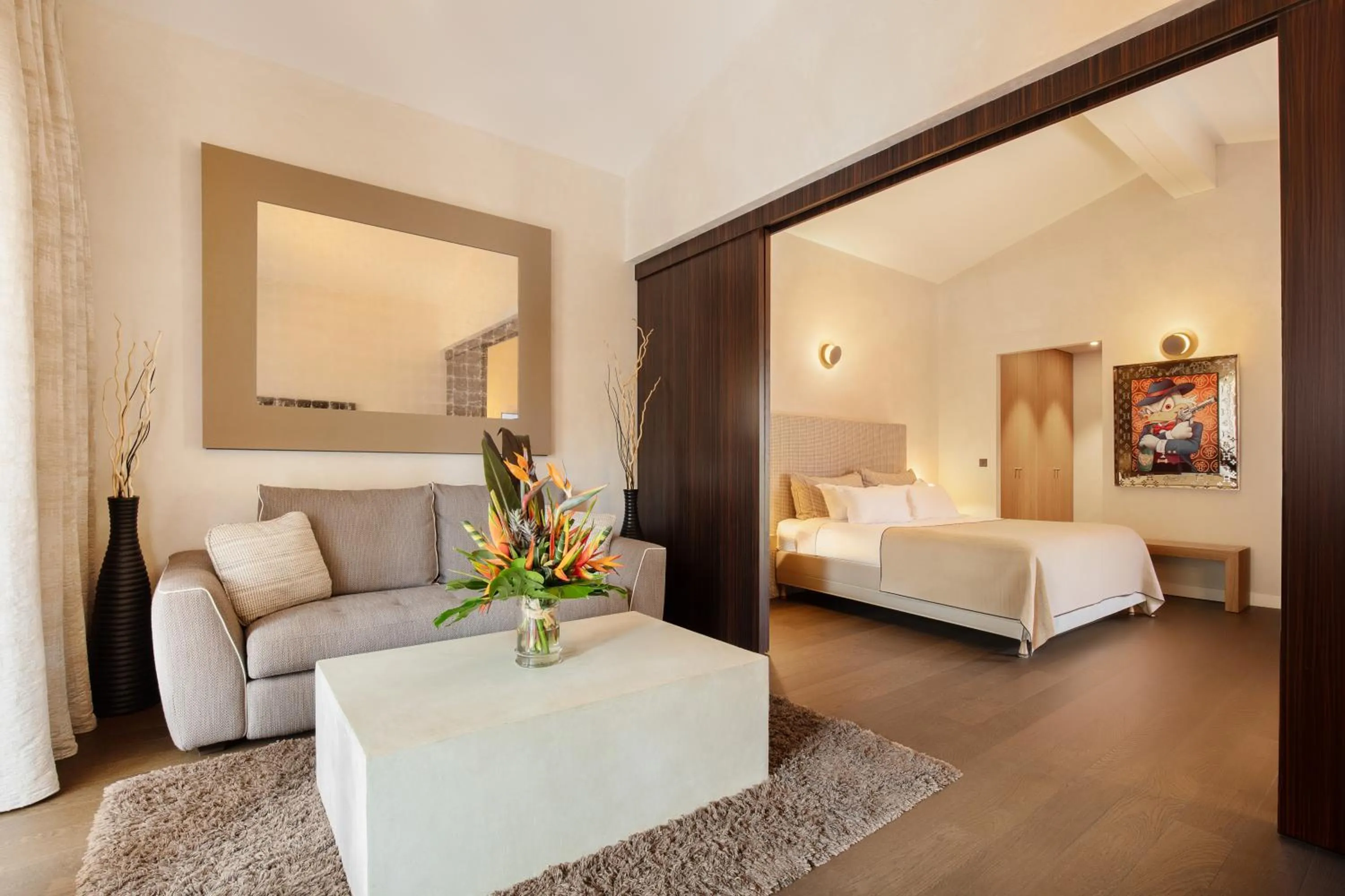 Living room, Bed in Villa Cosy, hotel & spa