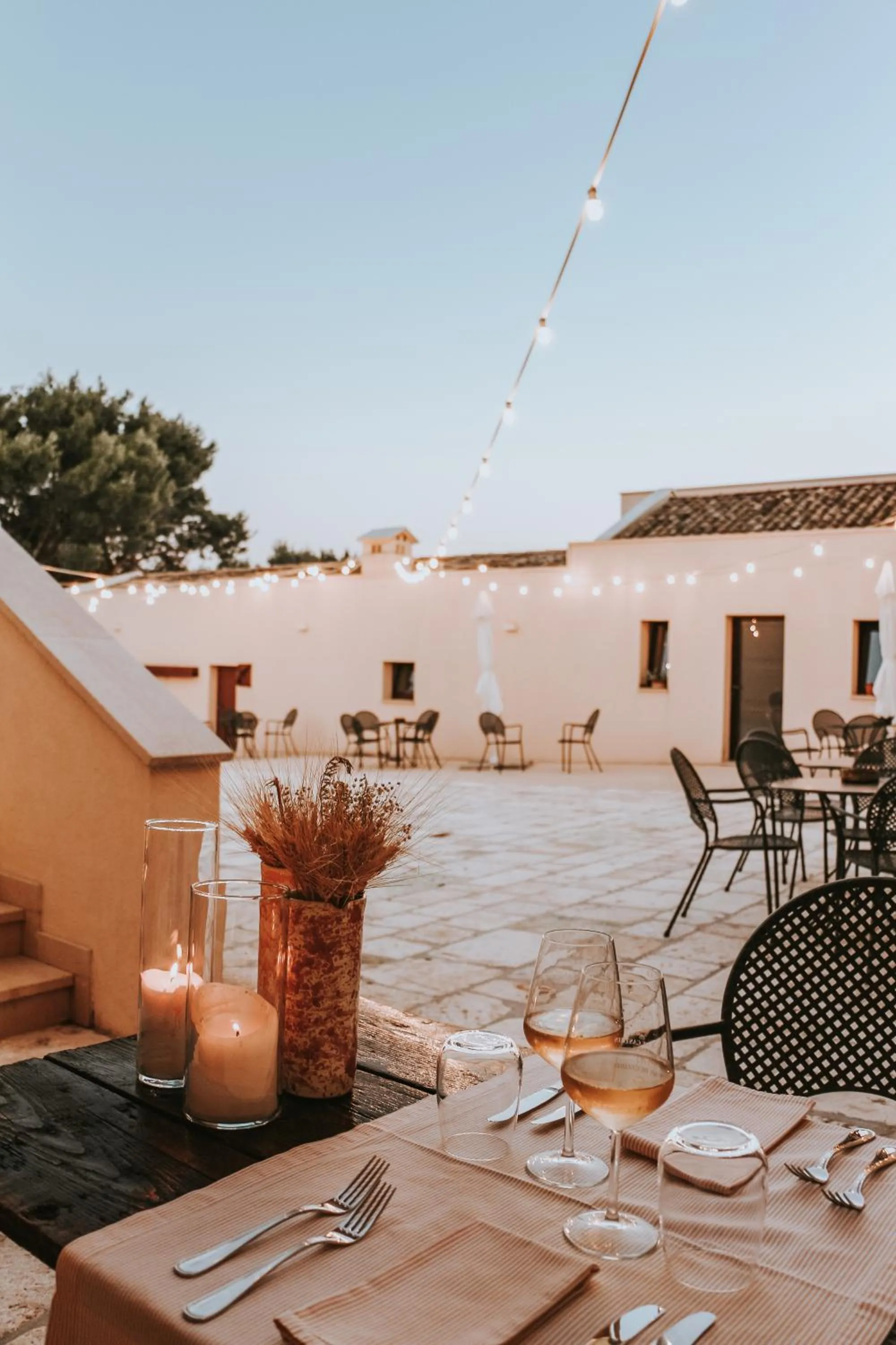 Patio in Masseria Fontana di Vite