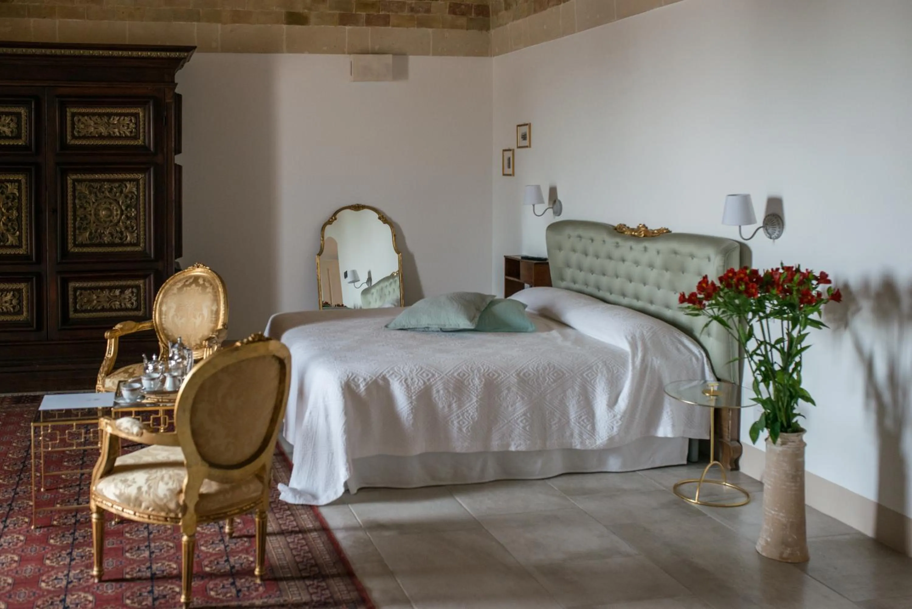 Bedroom, Bed in Masseria Fontana di Vite
