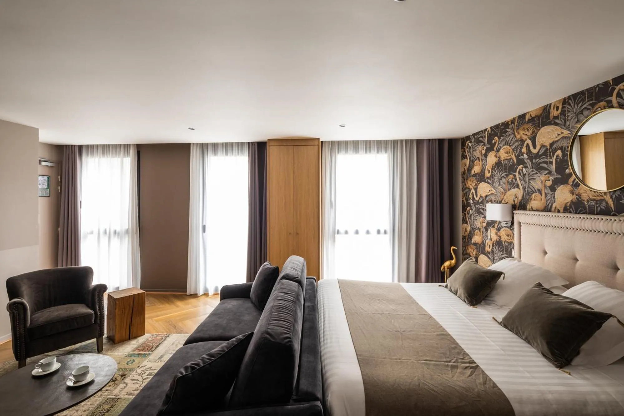 Bedroom, Bed in Edgar Hôtel & Spa - Table Gastronomique