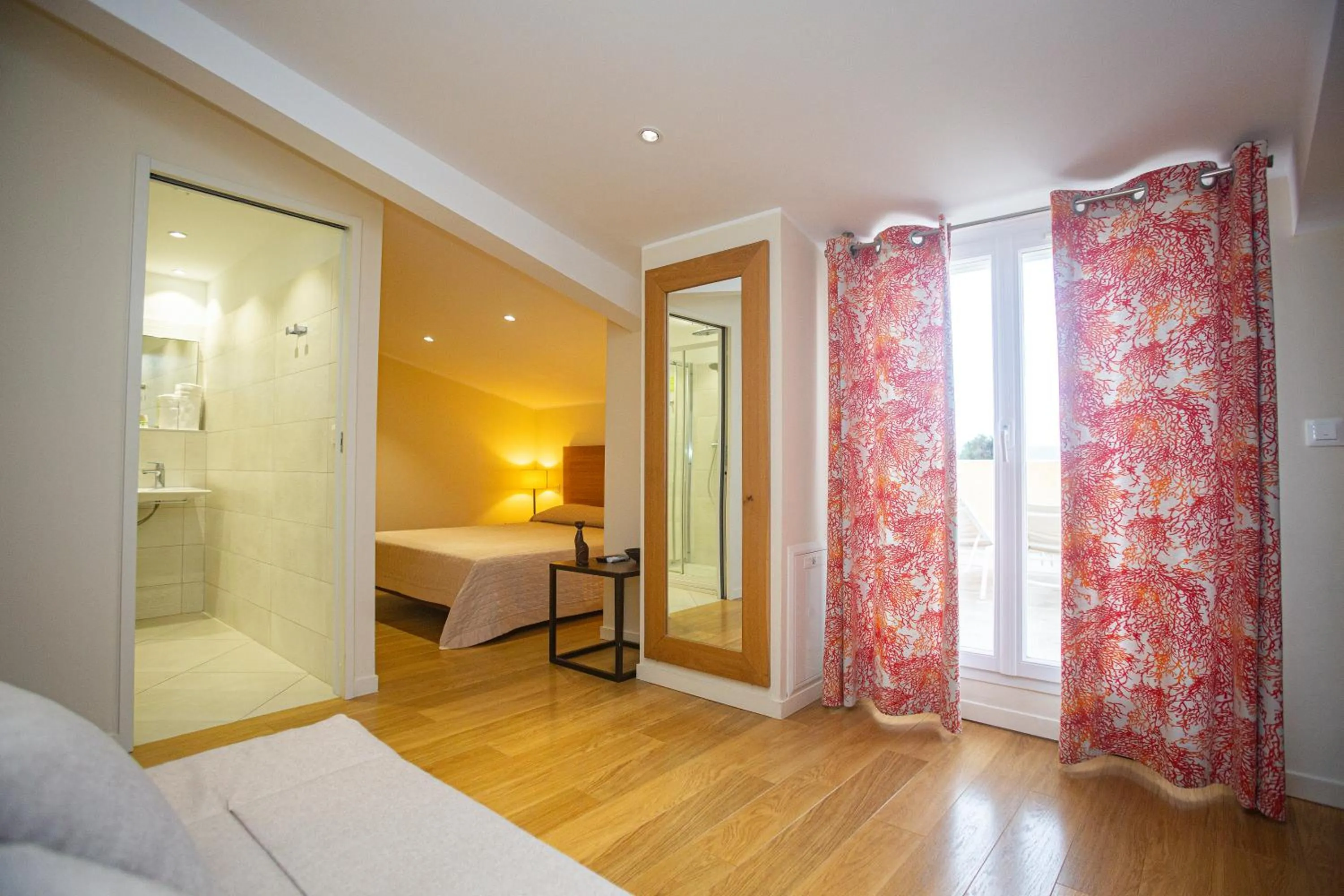 Bed in Hotel Cesario