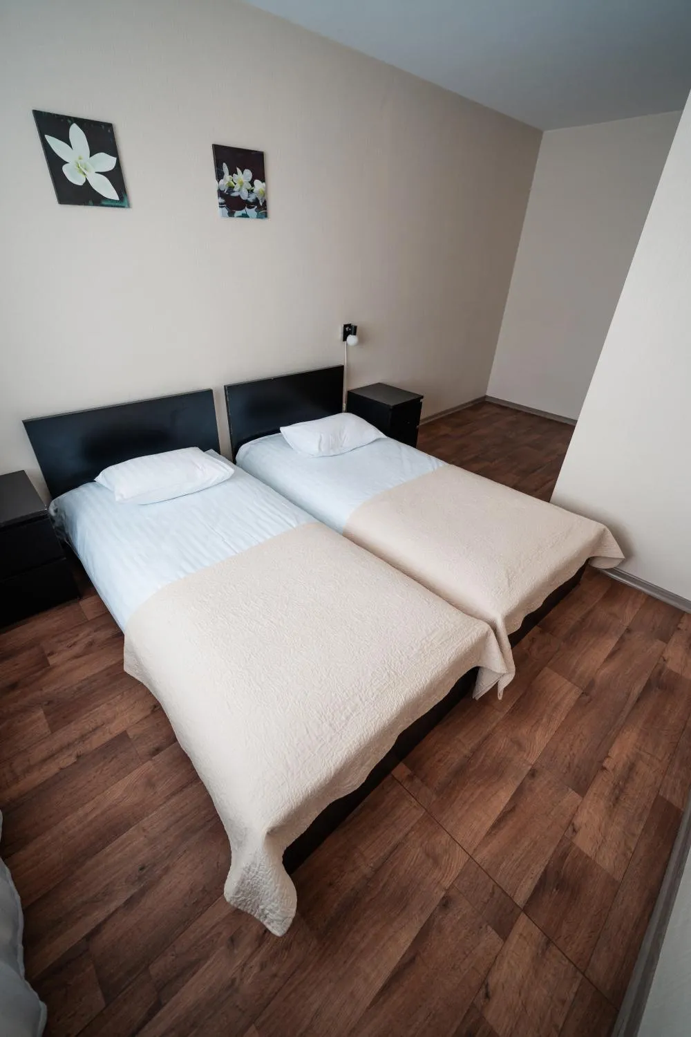 Bed in Hotel Mezaparks