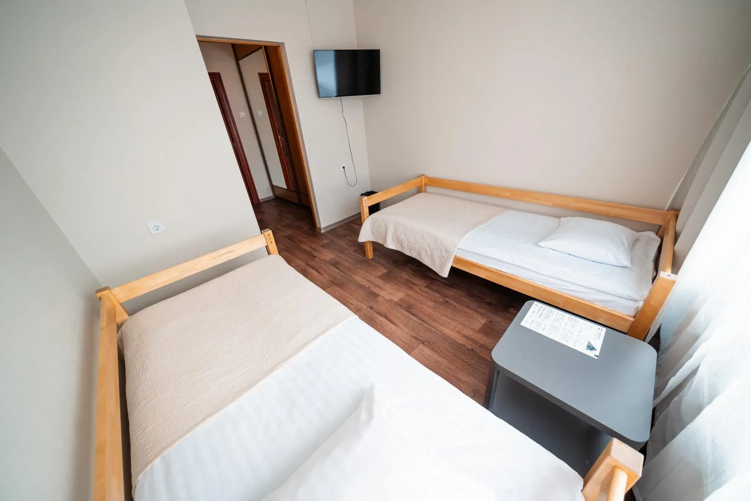 Bed in Hotel Mezaparks