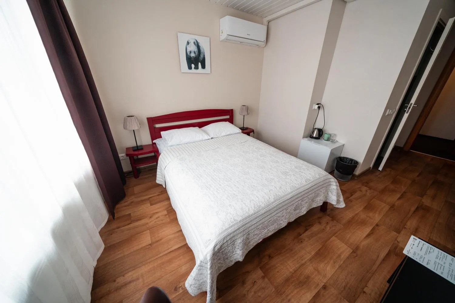 Bed in Hotel Mezaparks