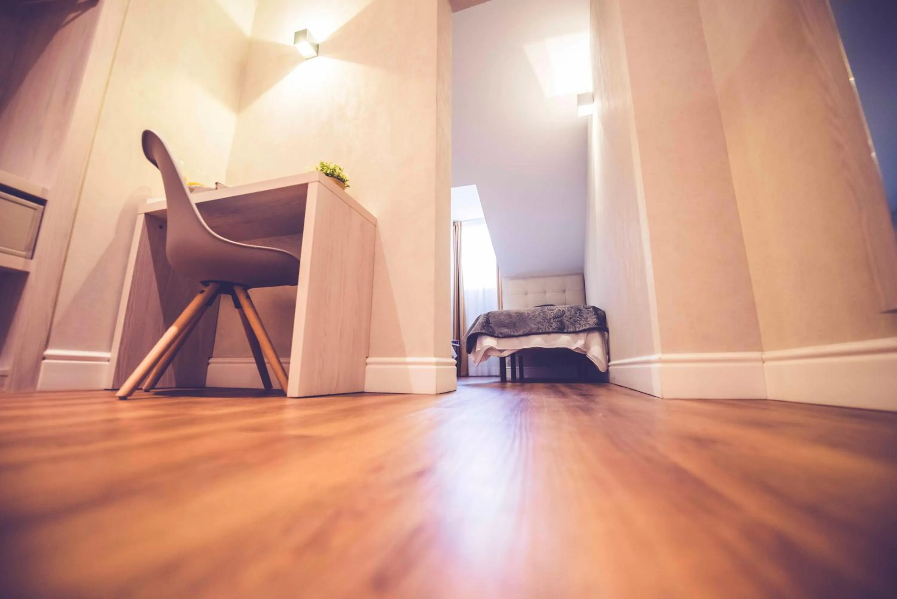Decorative detail, Bed in Hostal Lisboa