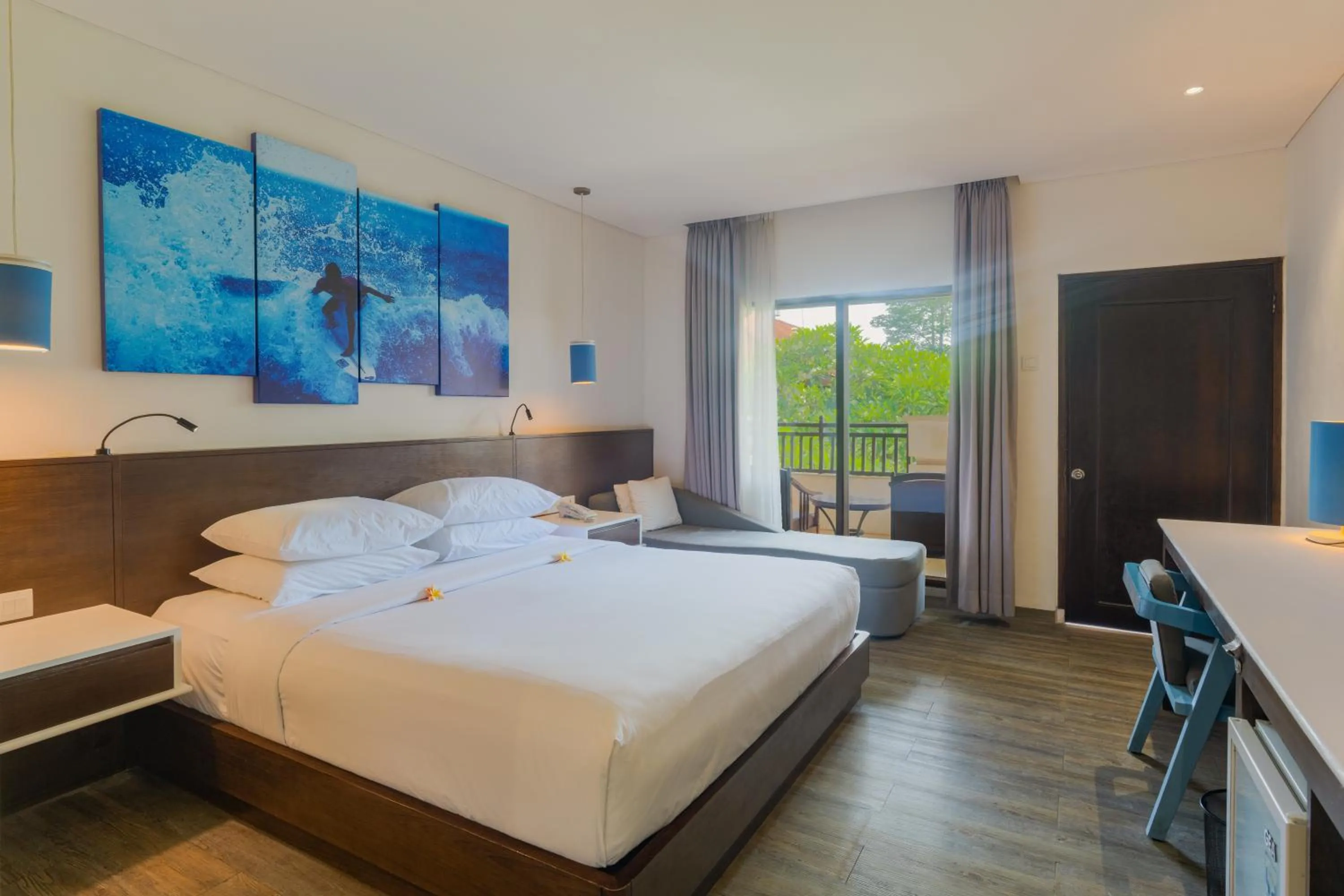 Bedroom, Bed in SOL by Meliá Kuta Bali