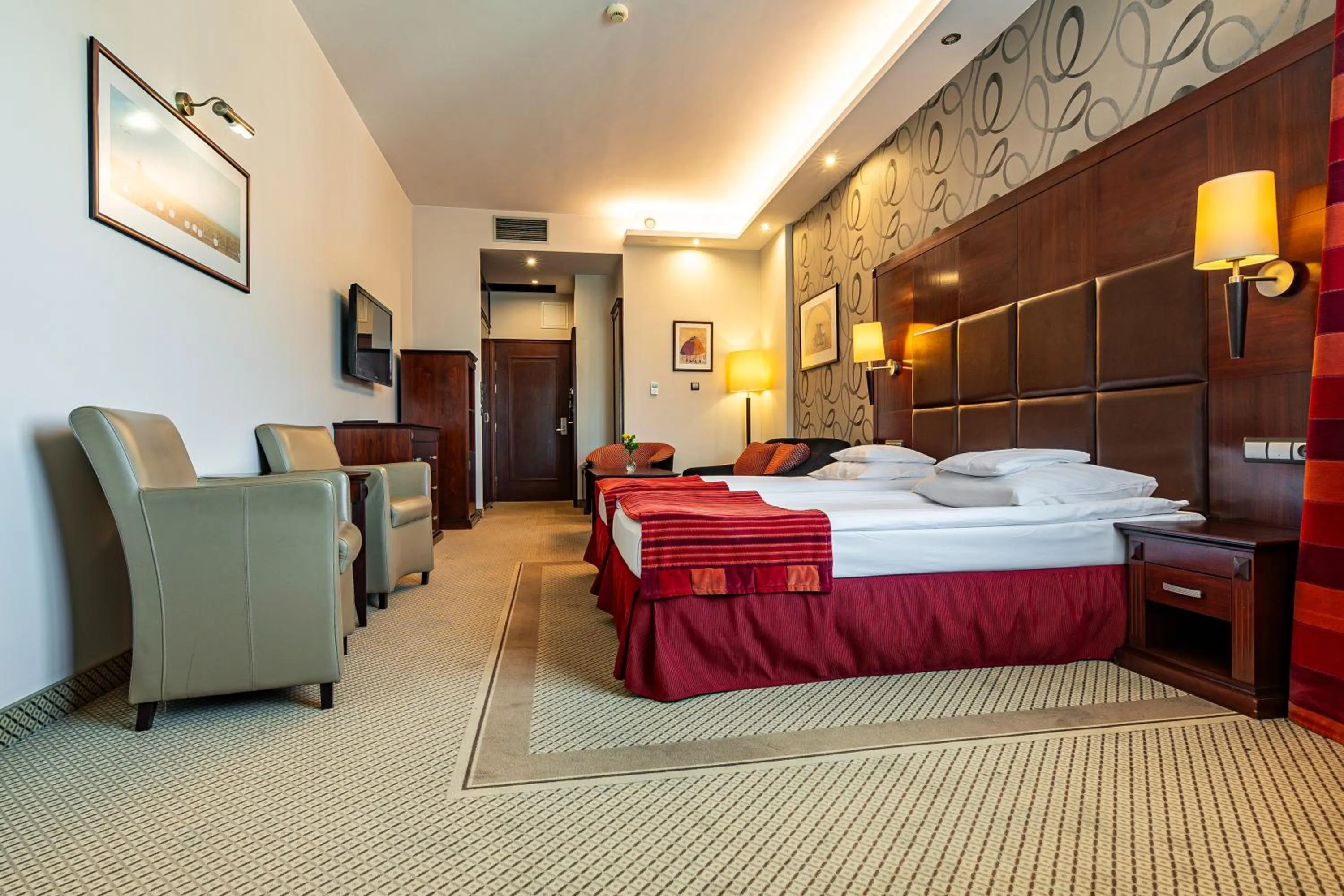 Bed in Hotel Galicja Superior Wellness & Spa