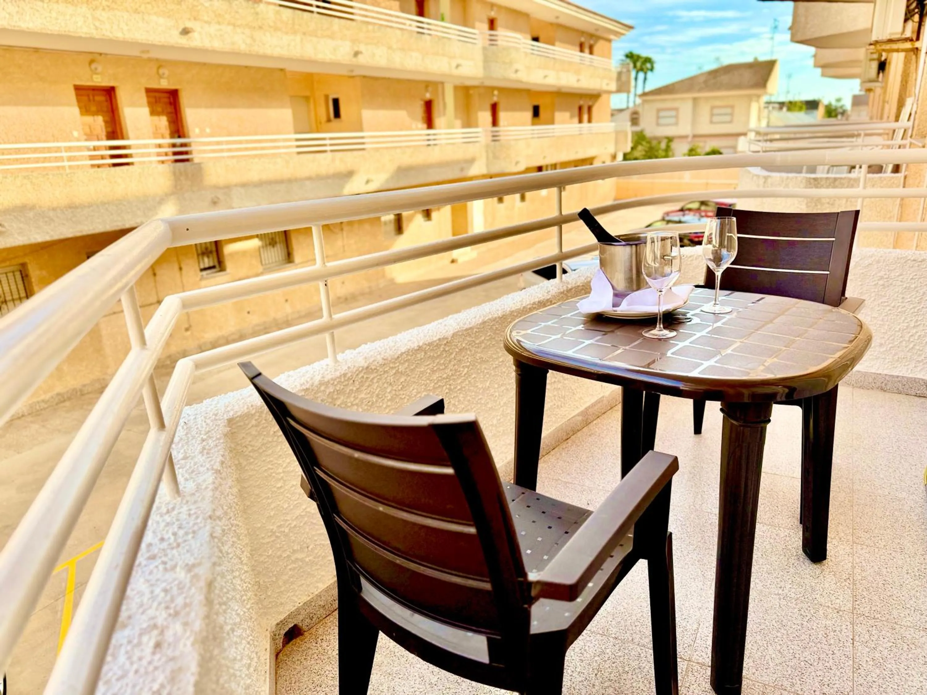 Balcony/Terrace in Destinos De Sol Los Alcazares - Montepío Minería