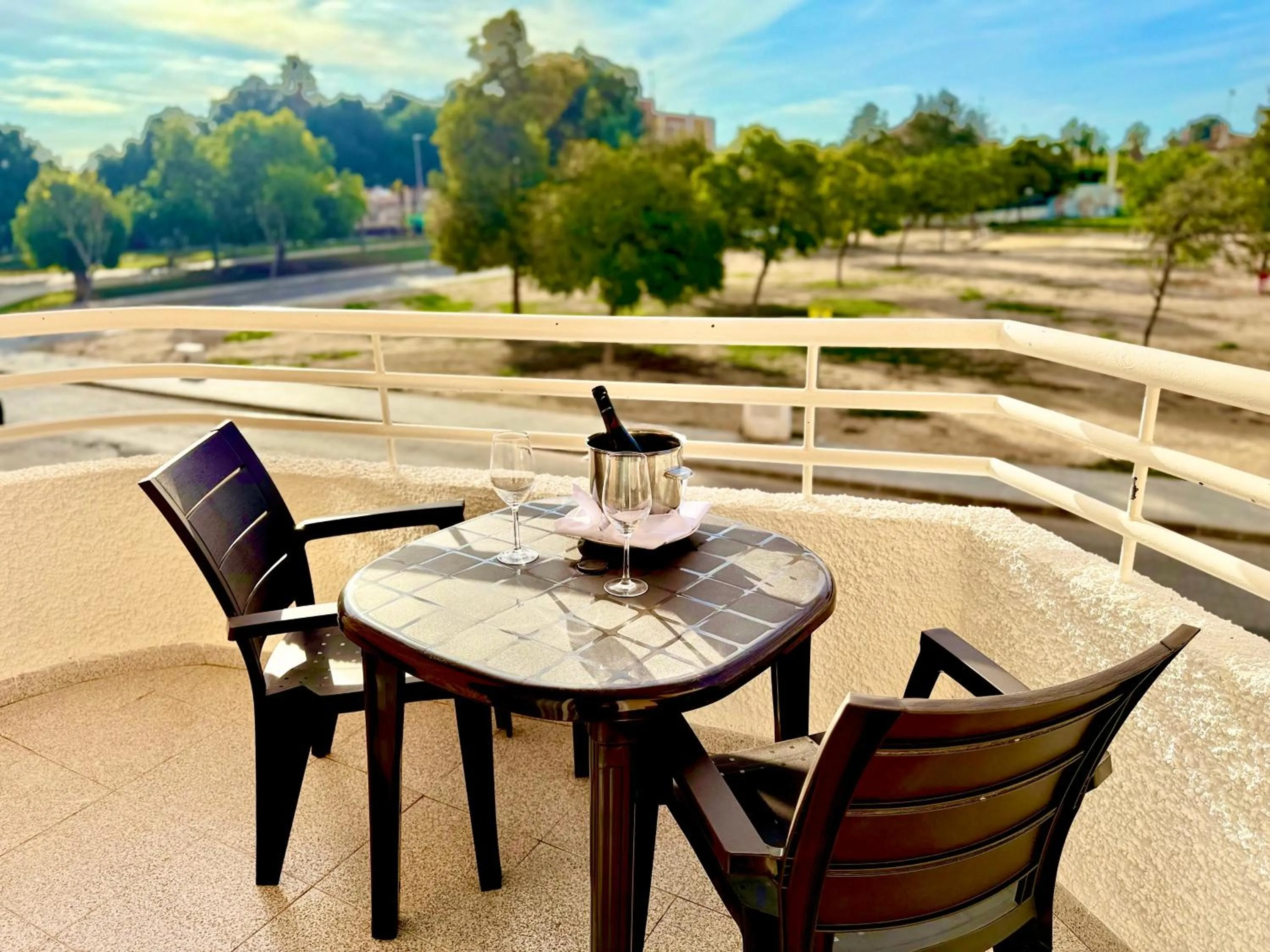 Balcony/Terrace in Destinos De Sol Los Alcazares - Montepío Minería