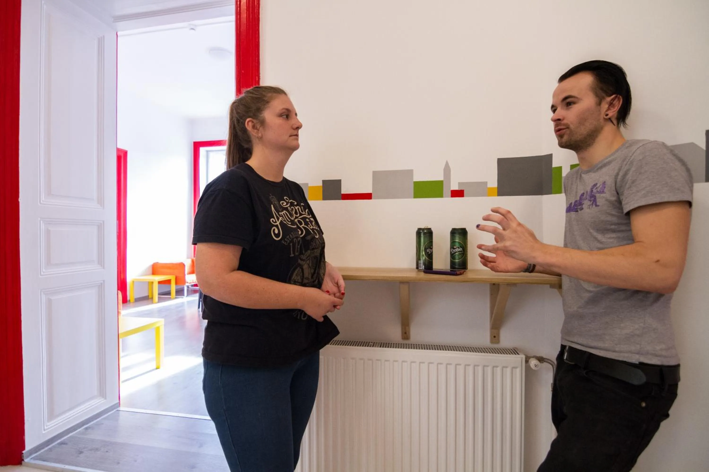 Communal kitchen in Pal's Mini Hostel