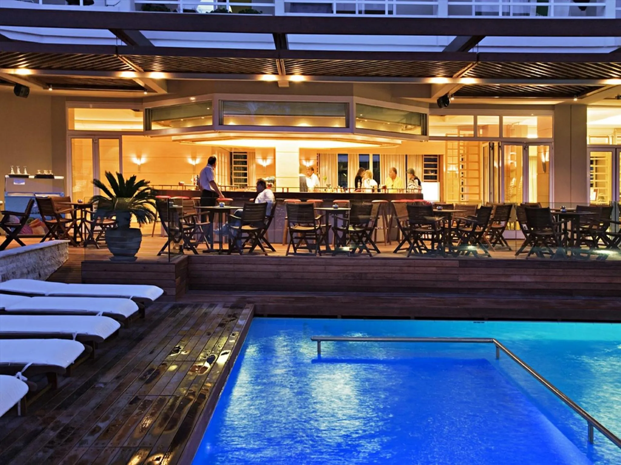 Lounge or bar in Athineon Hotel