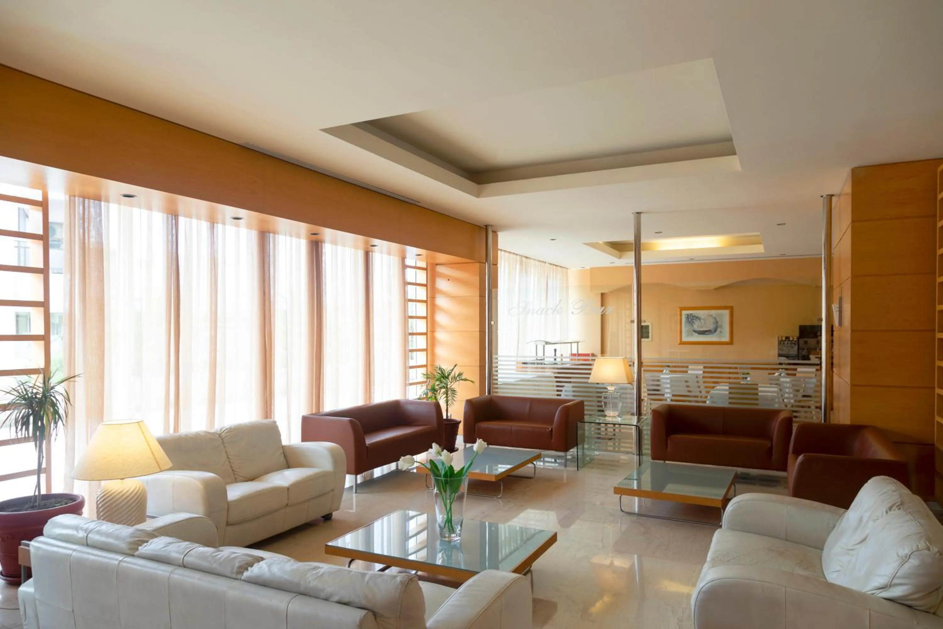 Living room in Athineon Hotel