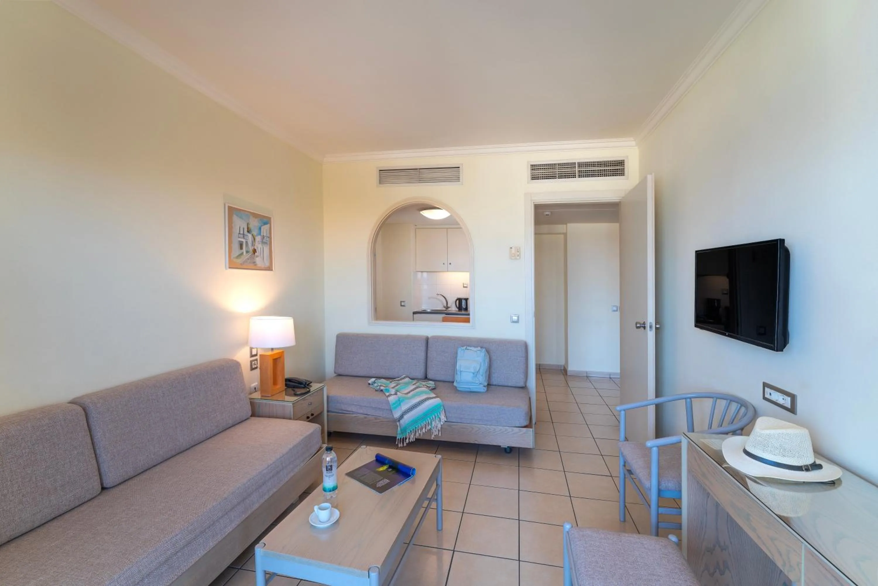 Living room in Athineon Hotel