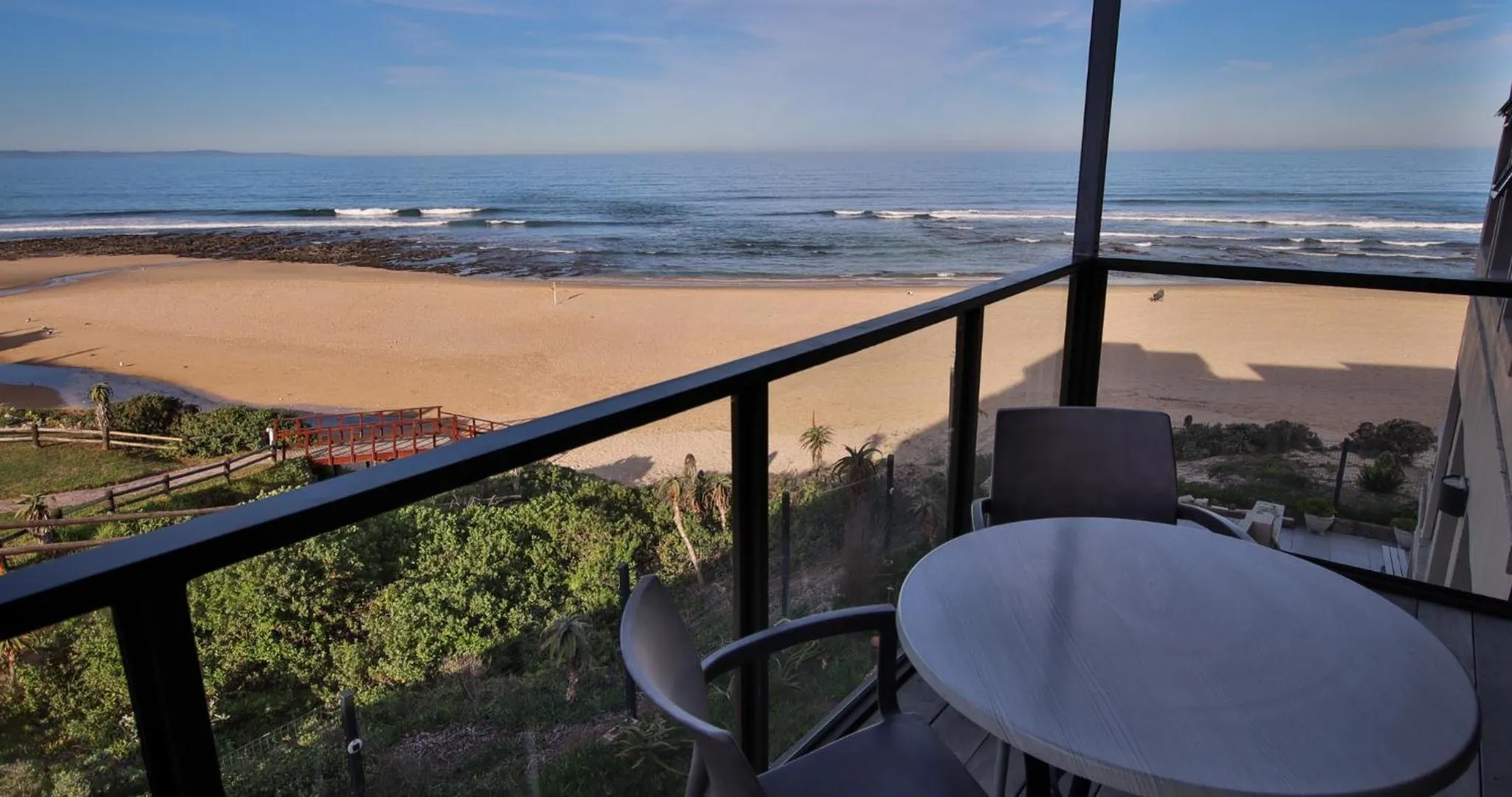 Patio in On the Beach Guesthouse Jeffreys Bay
