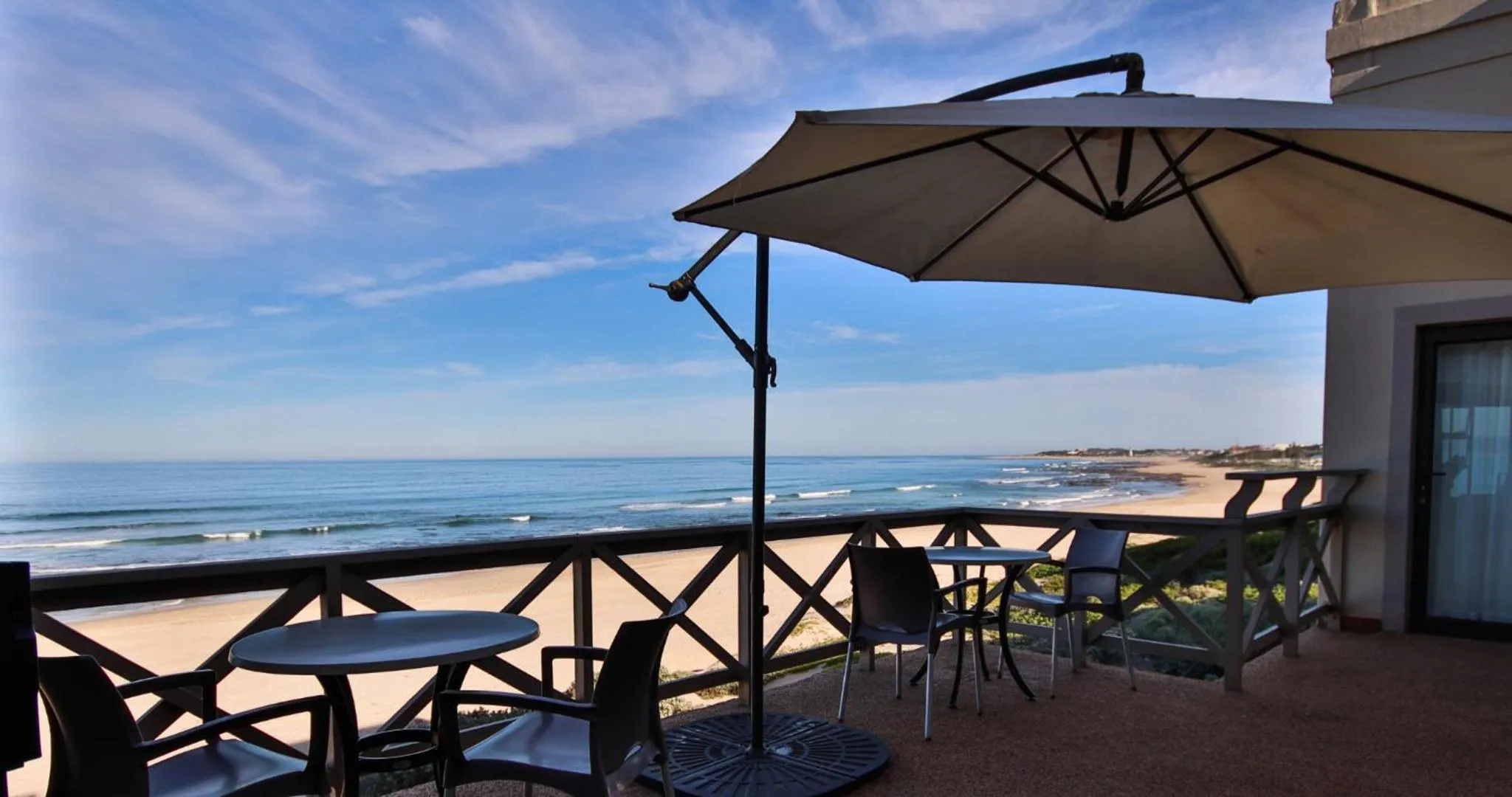 Patio in On the Beach Guesthouse Jeffreys Bay
